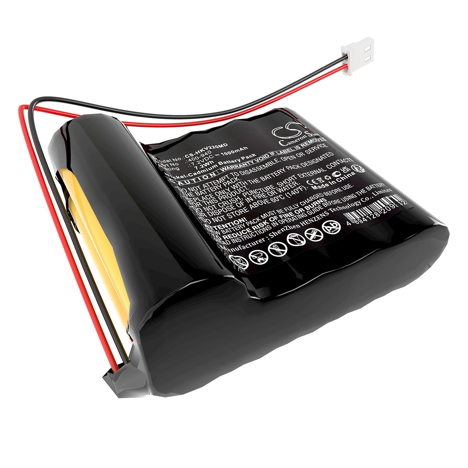 Replacement Battery for Heska IV Pump 2.2 Veterinary - CS-HKV220MD-1.jpg