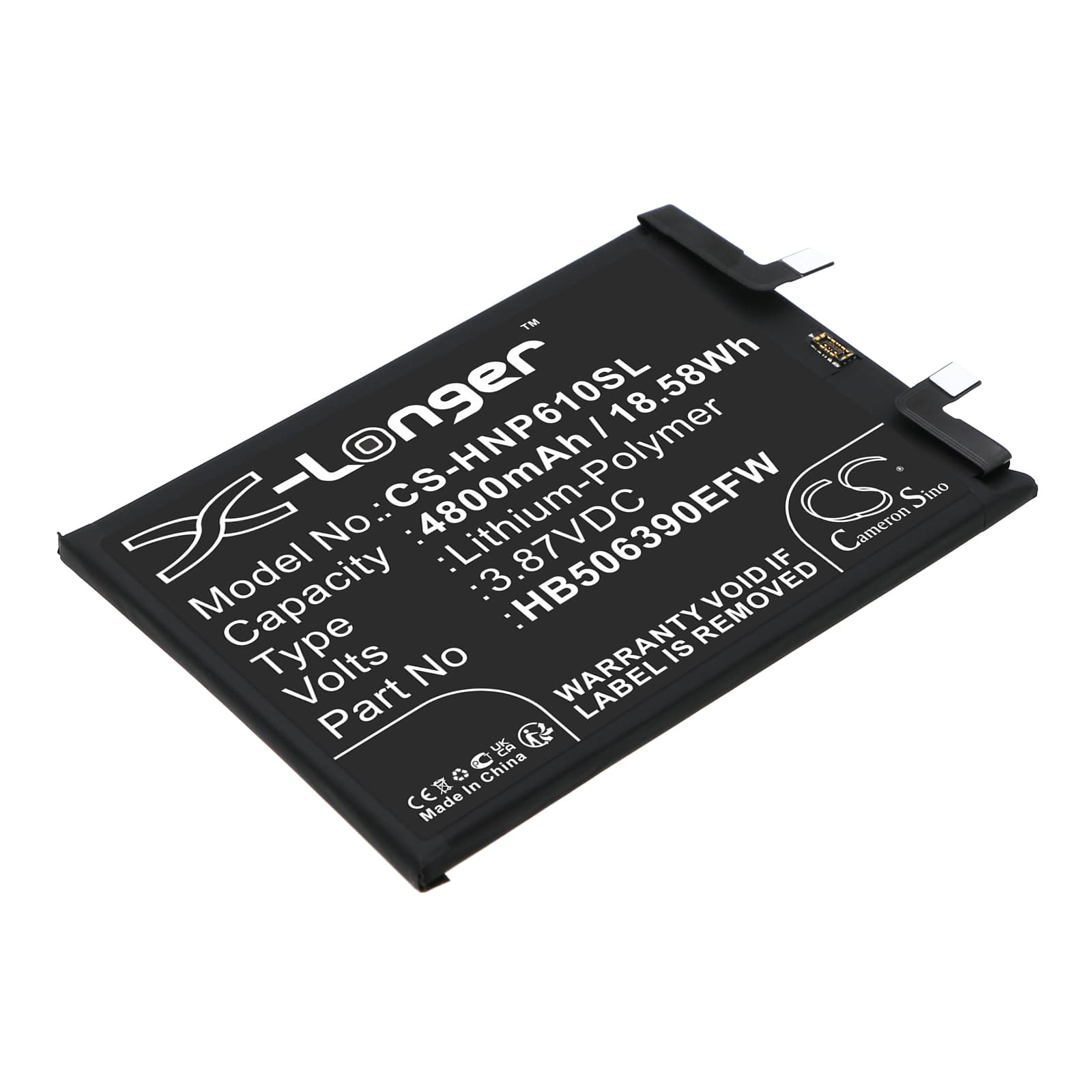 Replacement Battery for Honor 60 Pro 5G - CS-HNP610SL-1.jpg