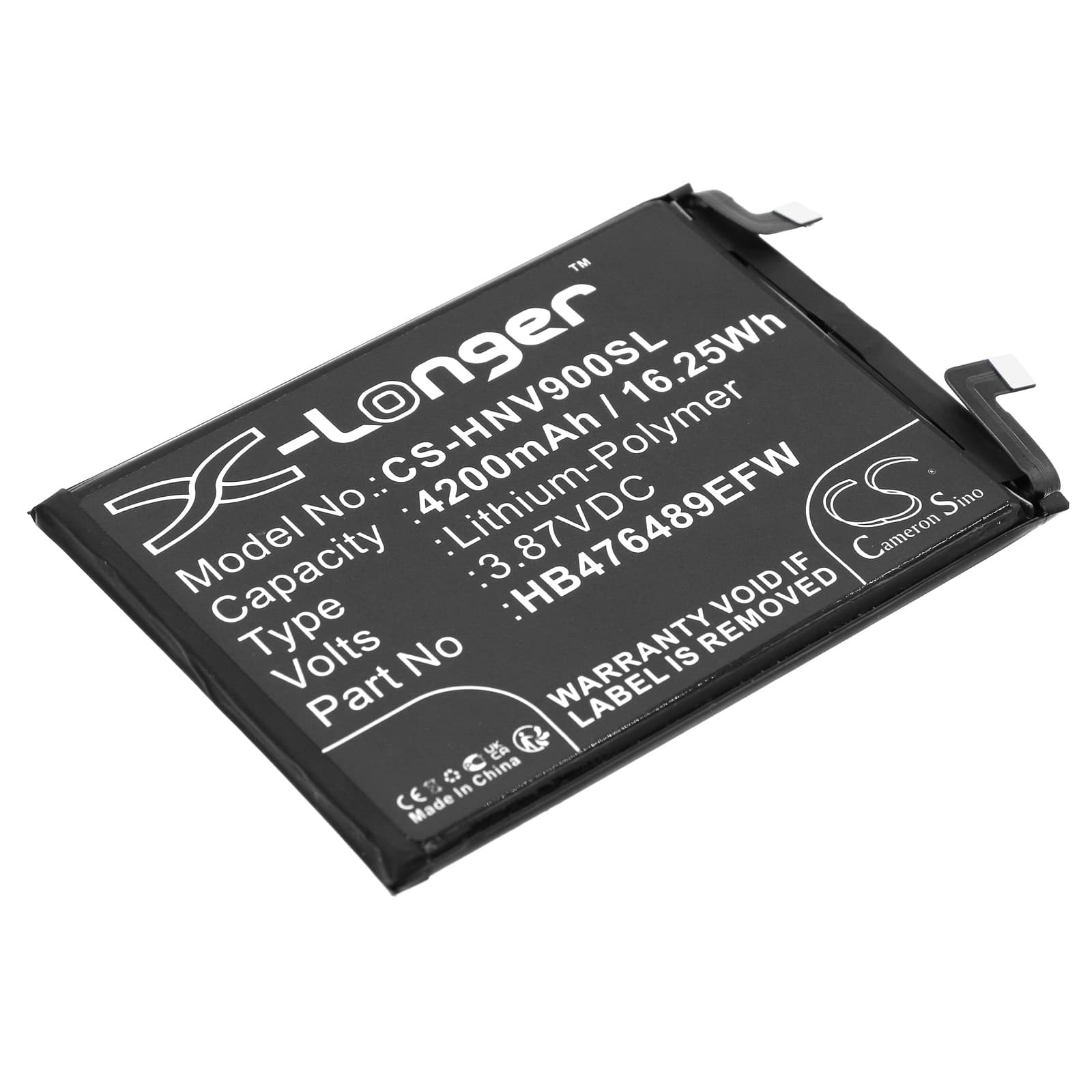 Replacement Battery for Honor Nova 9 - CS-HNV900SL-1.jpg