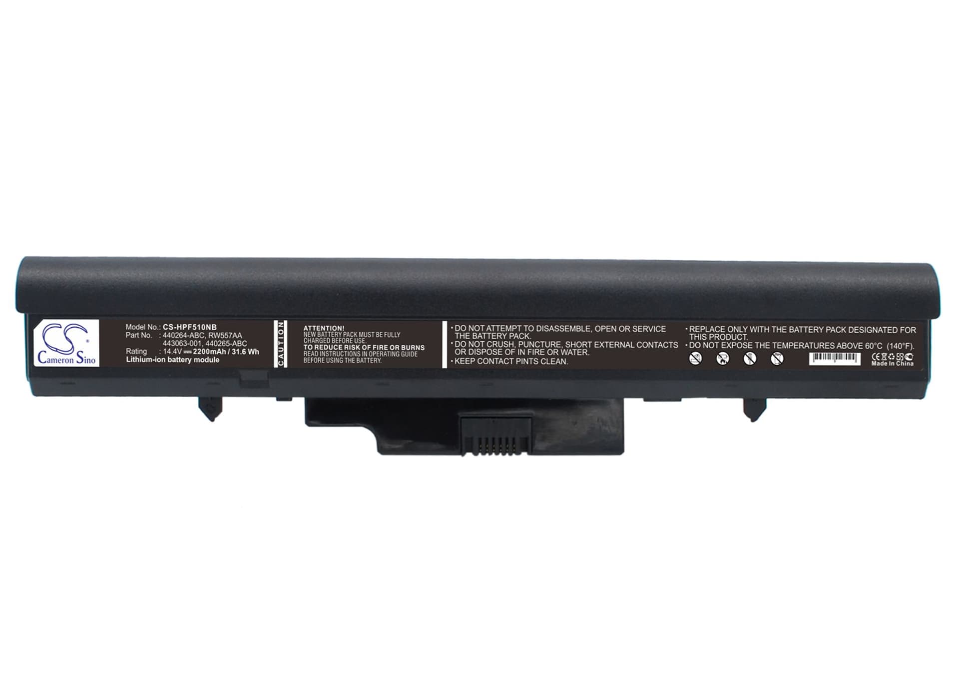 Replacement Battery for HP 510 - CS-HPF510NB-1.jpg