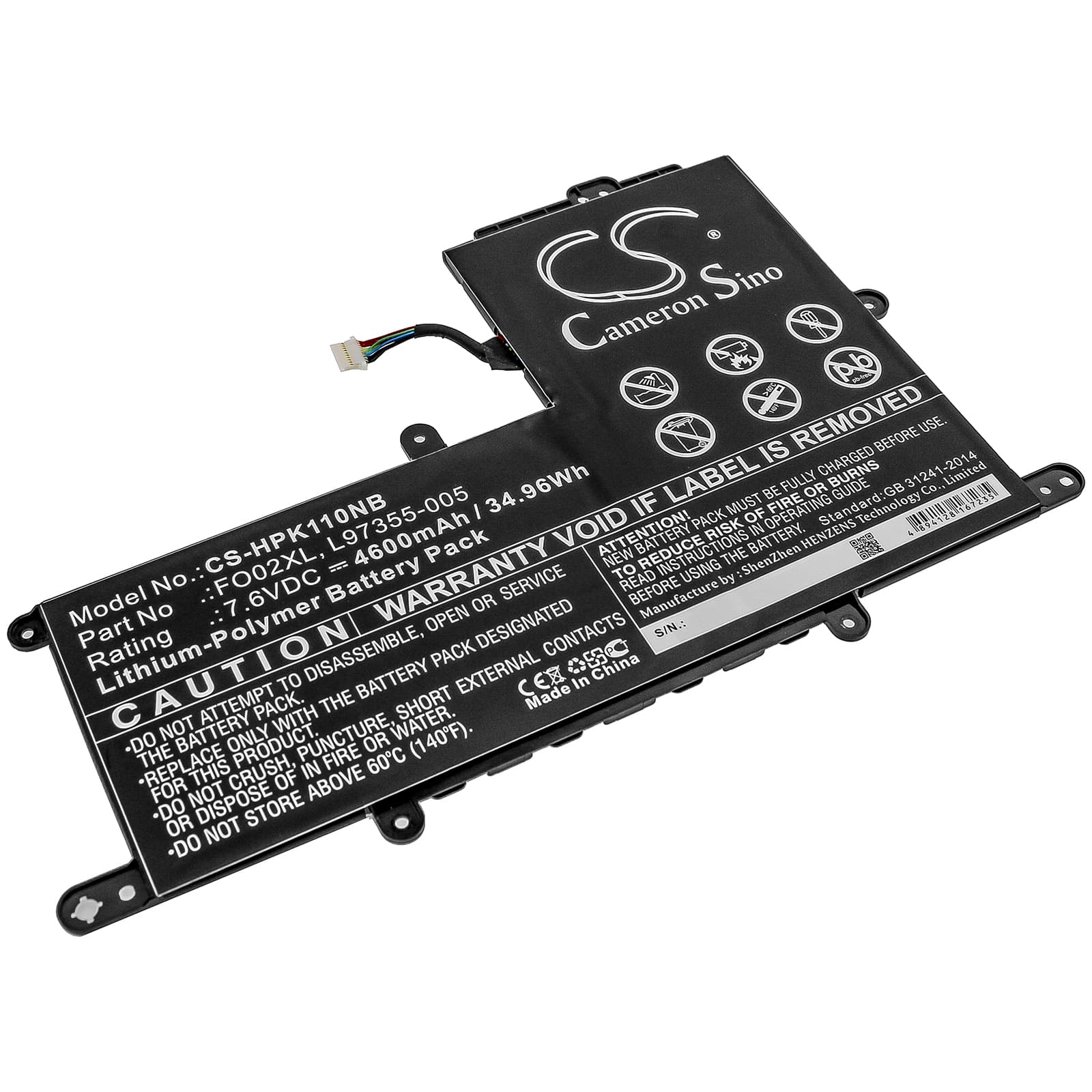 Replacement Battery for HP Chromebook 11A - CS-HPK110NB-1.jpg