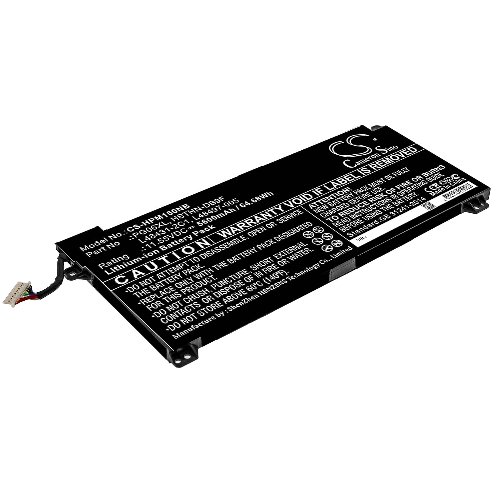 Replacement Battery for HP Omen 15-DH0138TX - CS-HPM150NB-1.jpg