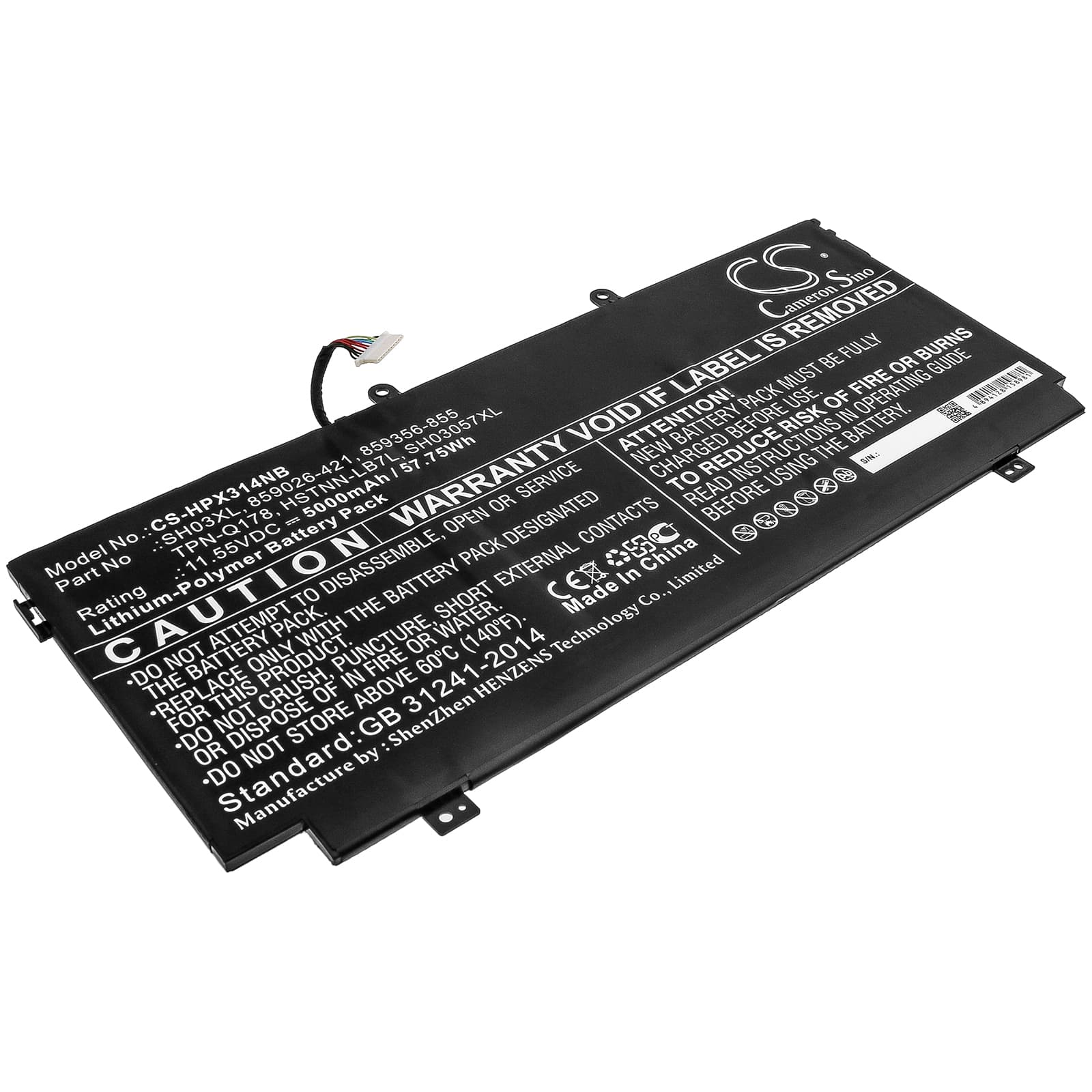 Replacement Battery for HP Spectre X360 13-W001NF - CS-HPX314NB-1.jpg