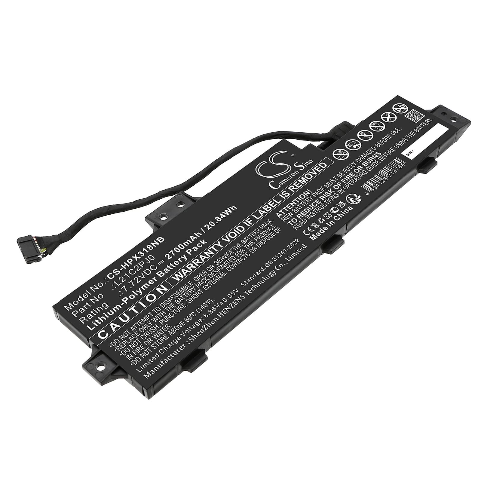 Replacement Battery for Lenovo Pavilion x360 13-u018TU - CS-HPX318NB-1.jpg
