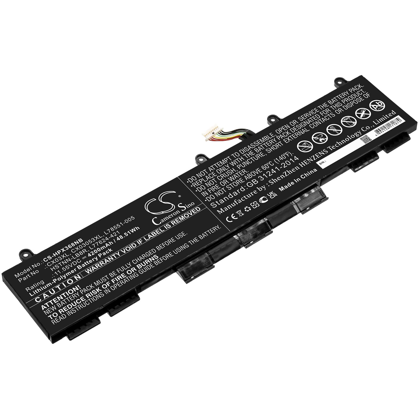 Replacement Battery for HP EliteBook X360 830 G7 - CS-HPX368NB-1.jpg