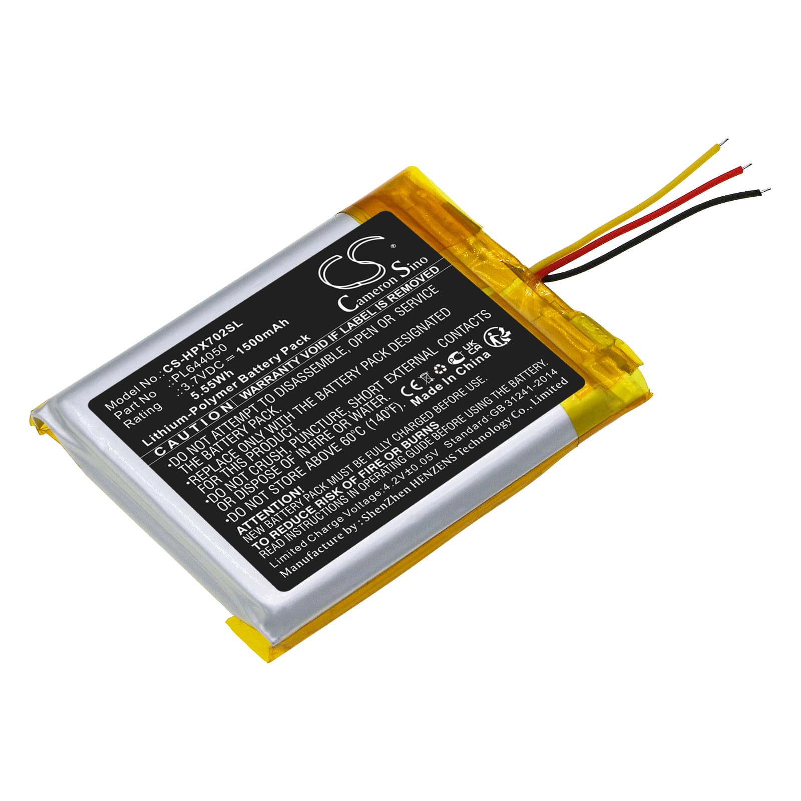 Replacement Battery for HyperX Cloud Flight - CS-HPX702SL-1.jpg