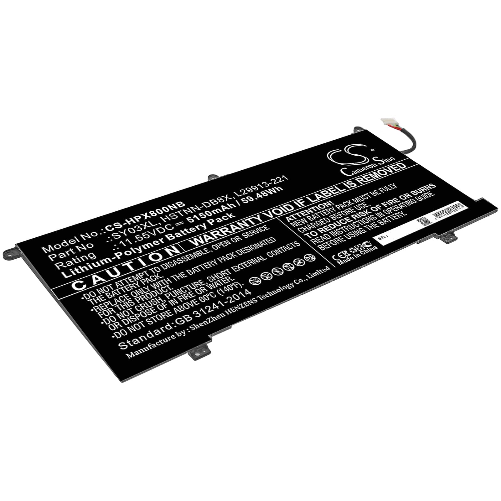 Replacement Battery for HP Chromebook X360 14 G1 - CS-HPX800NB-1.jpg