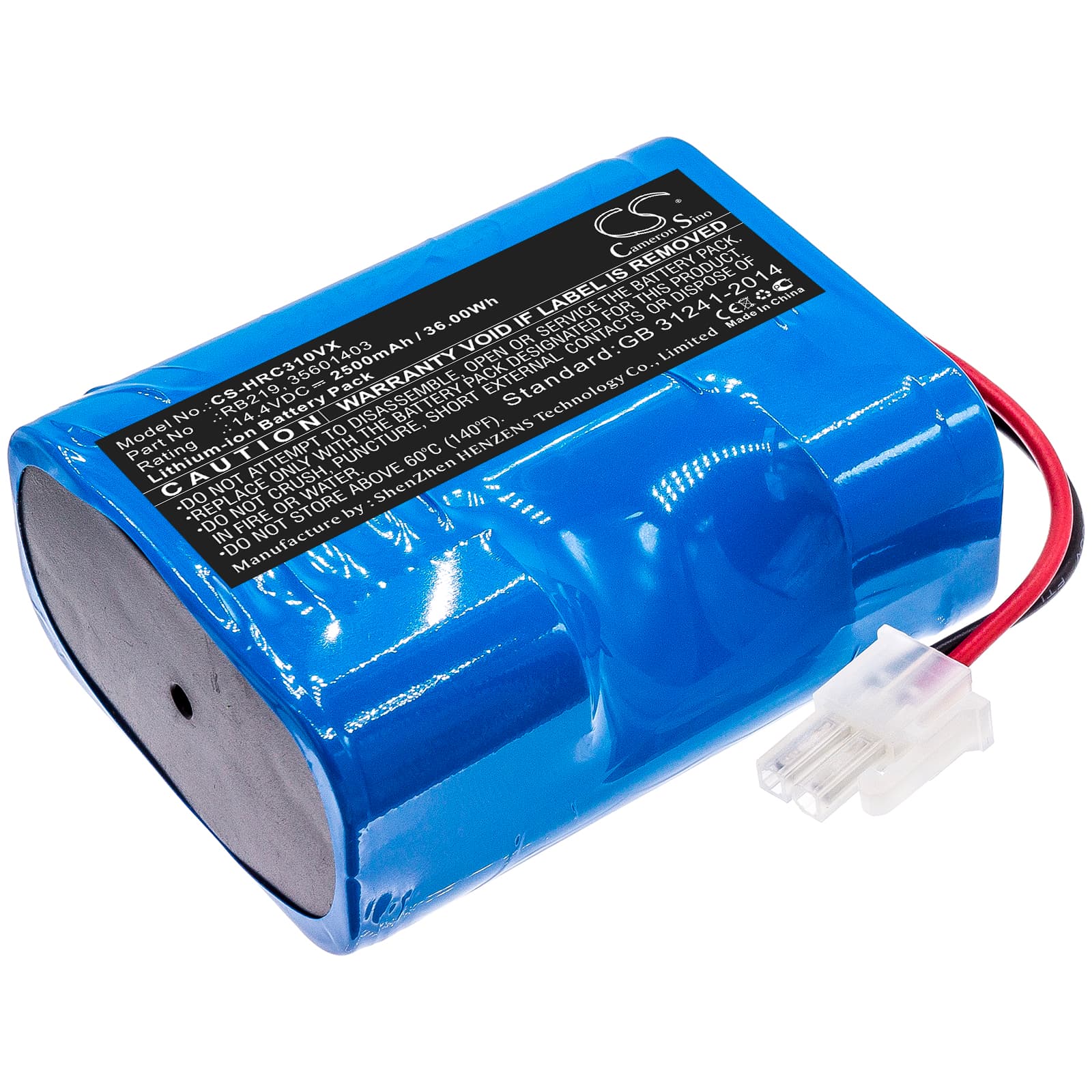 Replacement Battery for Hoover RBC030
