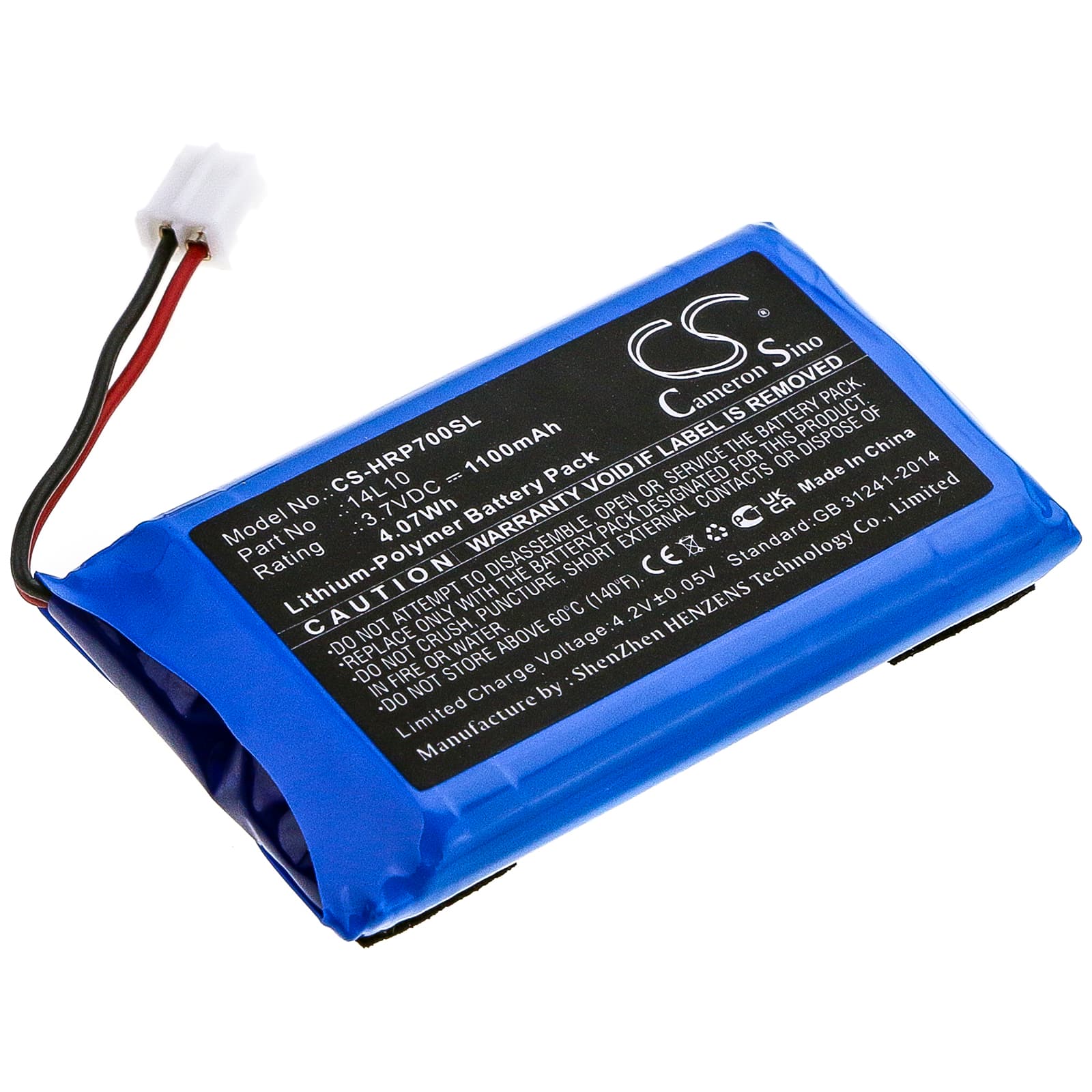 Replacement Battery for Hairmax Prima 7 - CS-HRP700SL-1.jpg
