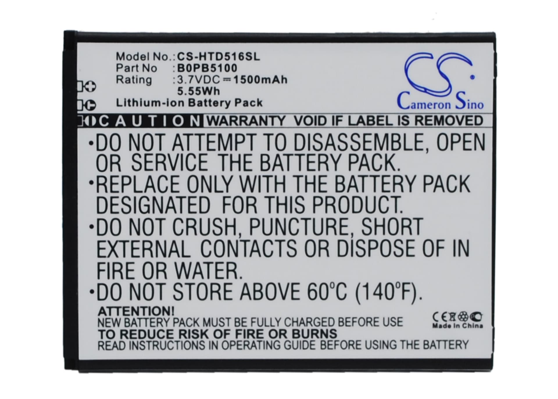 Replacement Battery for HTC Desire 516 - CS-HTD516SL-1.jpg