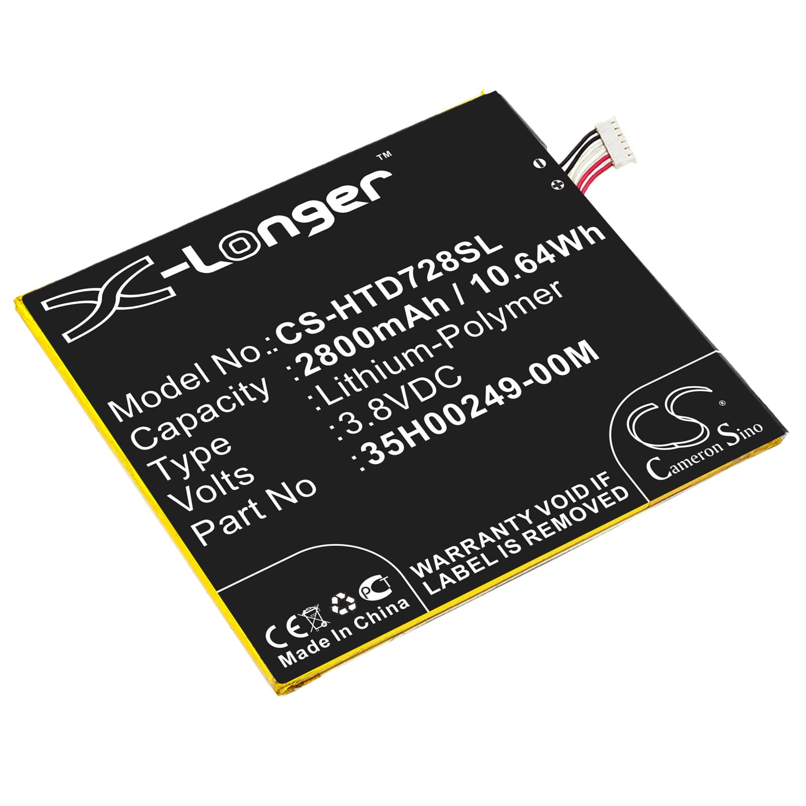 Replacement Battery for HTC Desire 728 - CS-HTD728SL-1.jpg