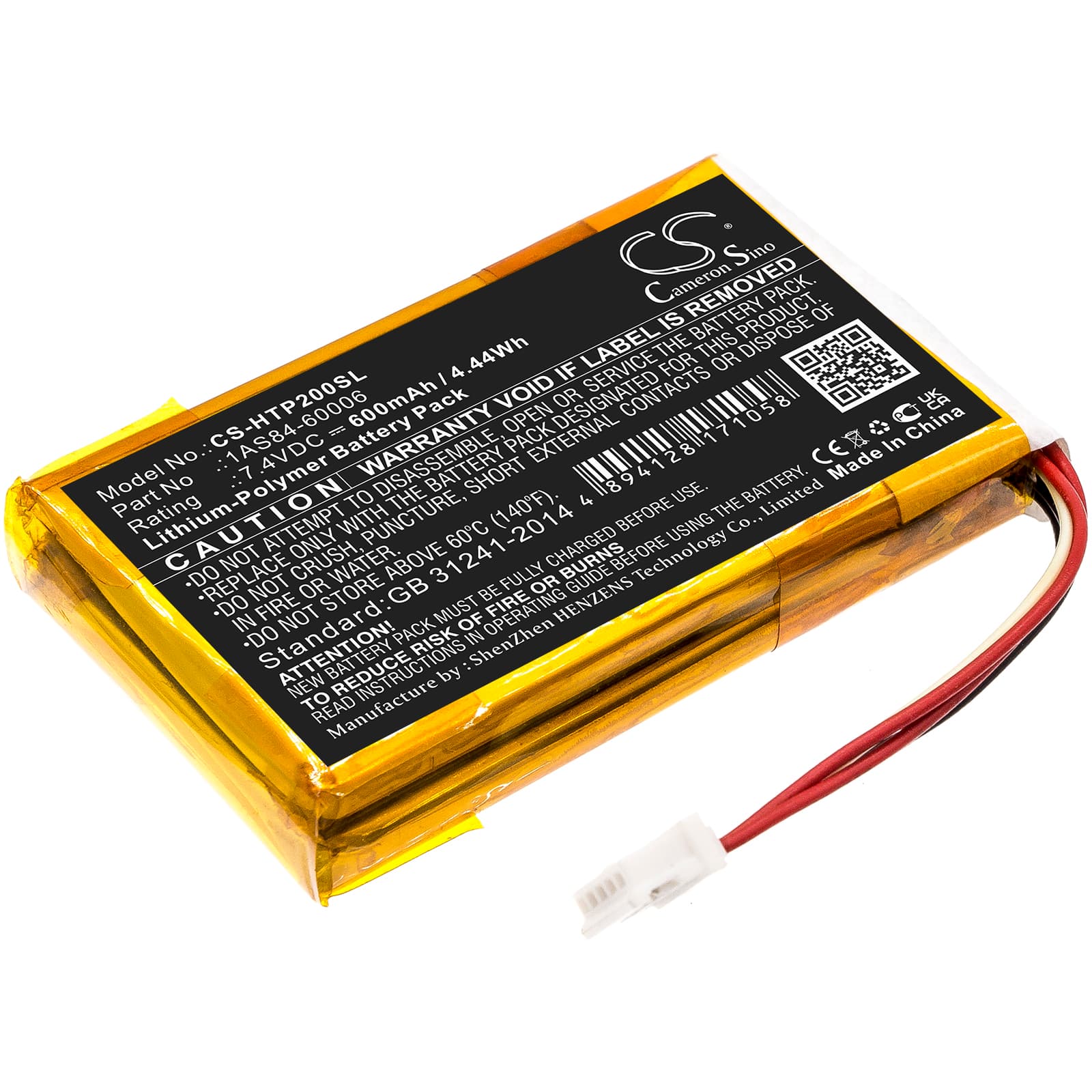 Replacement Battery for HP Sprocket 200 - CS-HTP200SL-1.jpg