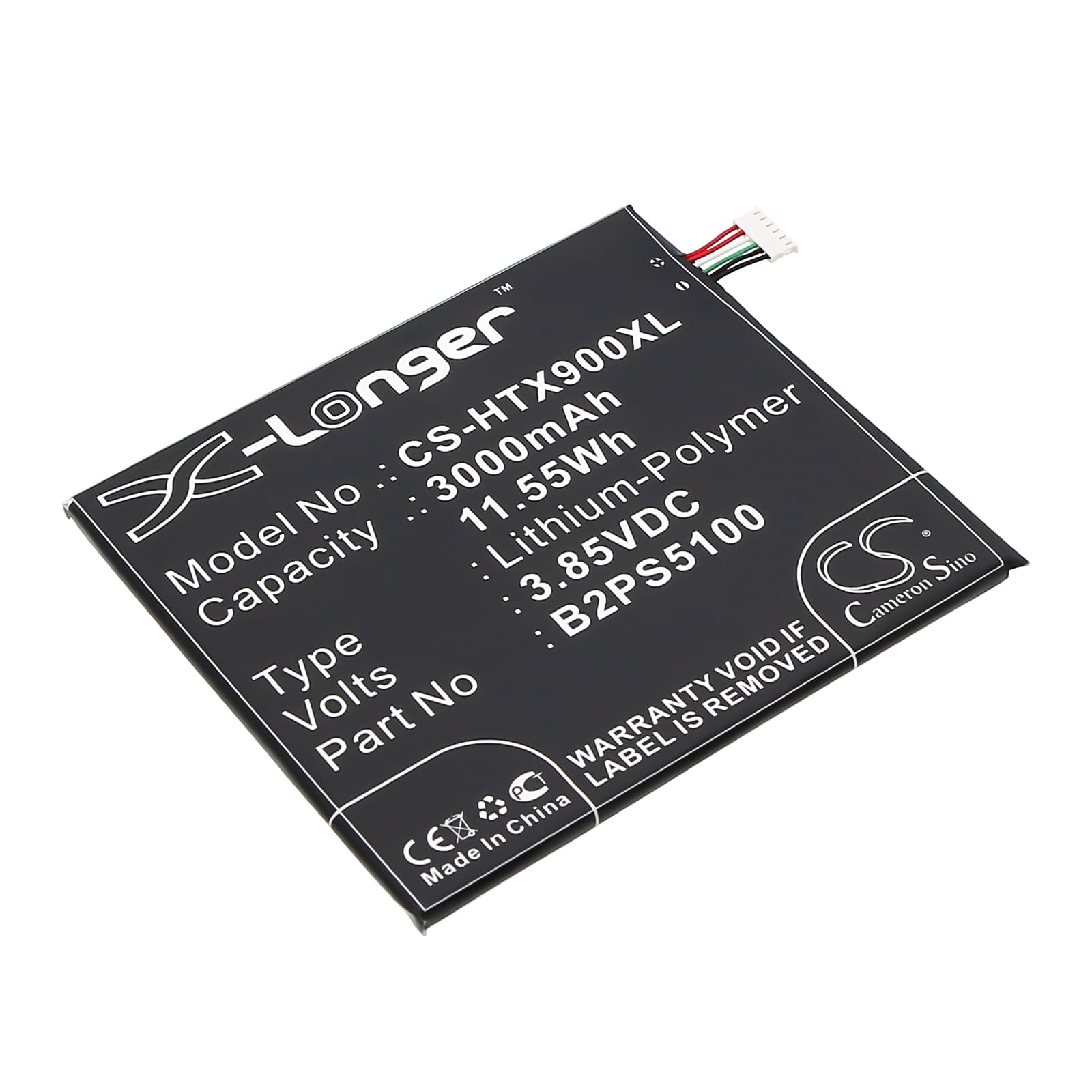Replacement Battery for HTC One X9 - CS-HTX900XL-1.jpg