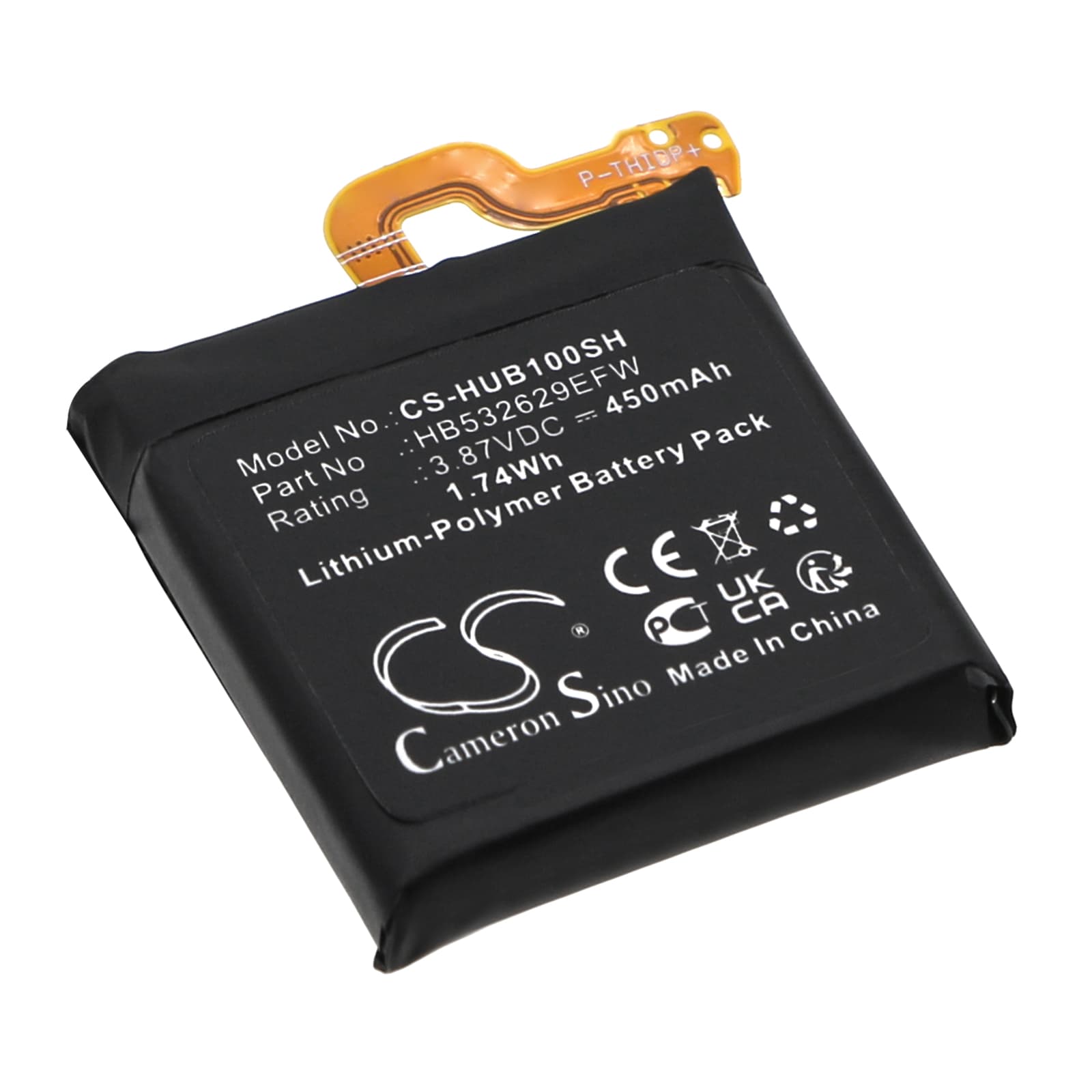 Replacement Battery for Huawei Watch GT 3 SE - CS-HUB100SH-1.jpg