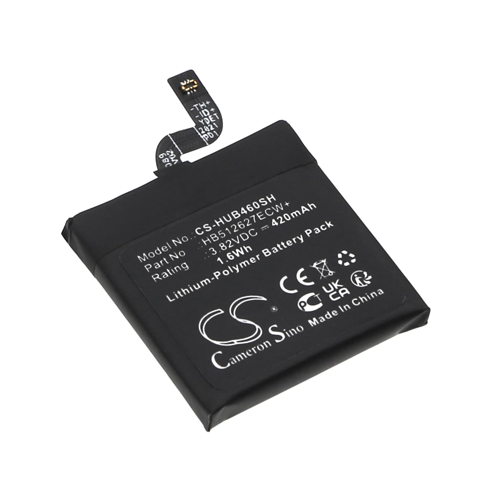 Replacement Battery for Huawei Watch GT 46mm - CS-HUB460SH-1.jpg