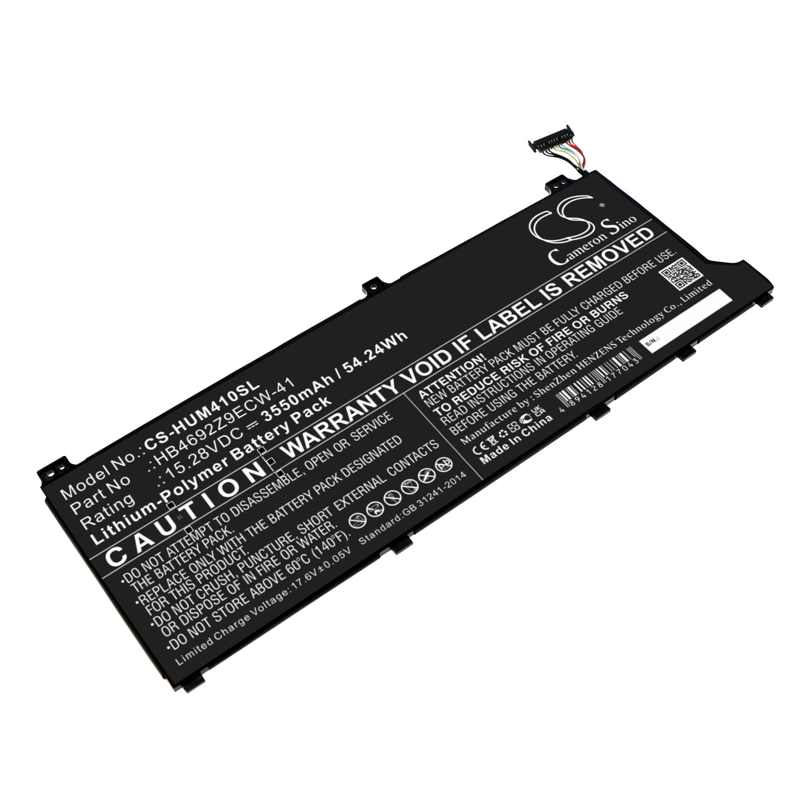Replacement Battery for Huawei MediaPad D 14 - CS-HUM410SL-1.jpg