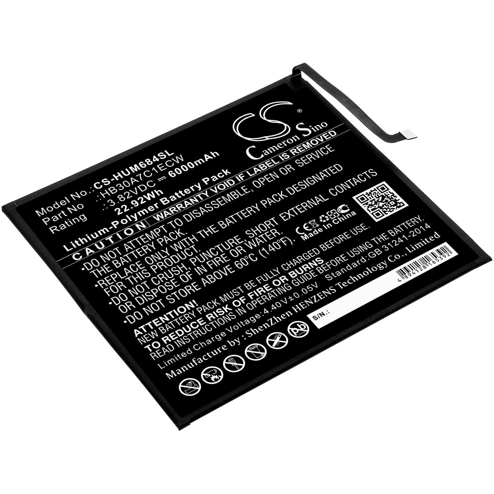 Replacement Battery for Huawei MediaPad M6 8.4 - CS-HUM684SL-1.jpg