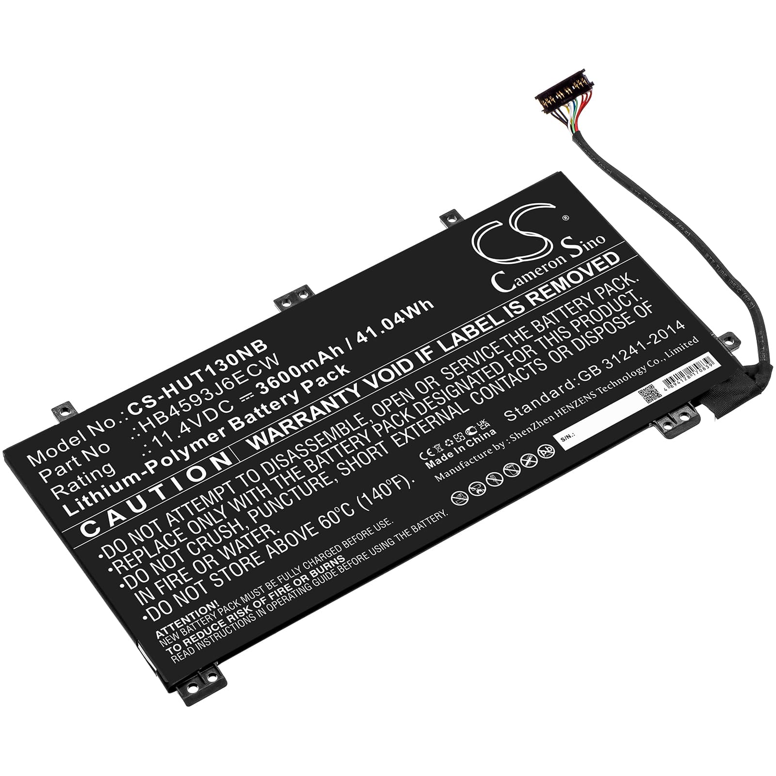 Replacement Battery for Huawei MateBook 13 - CS-HUT130NB-1.jpg