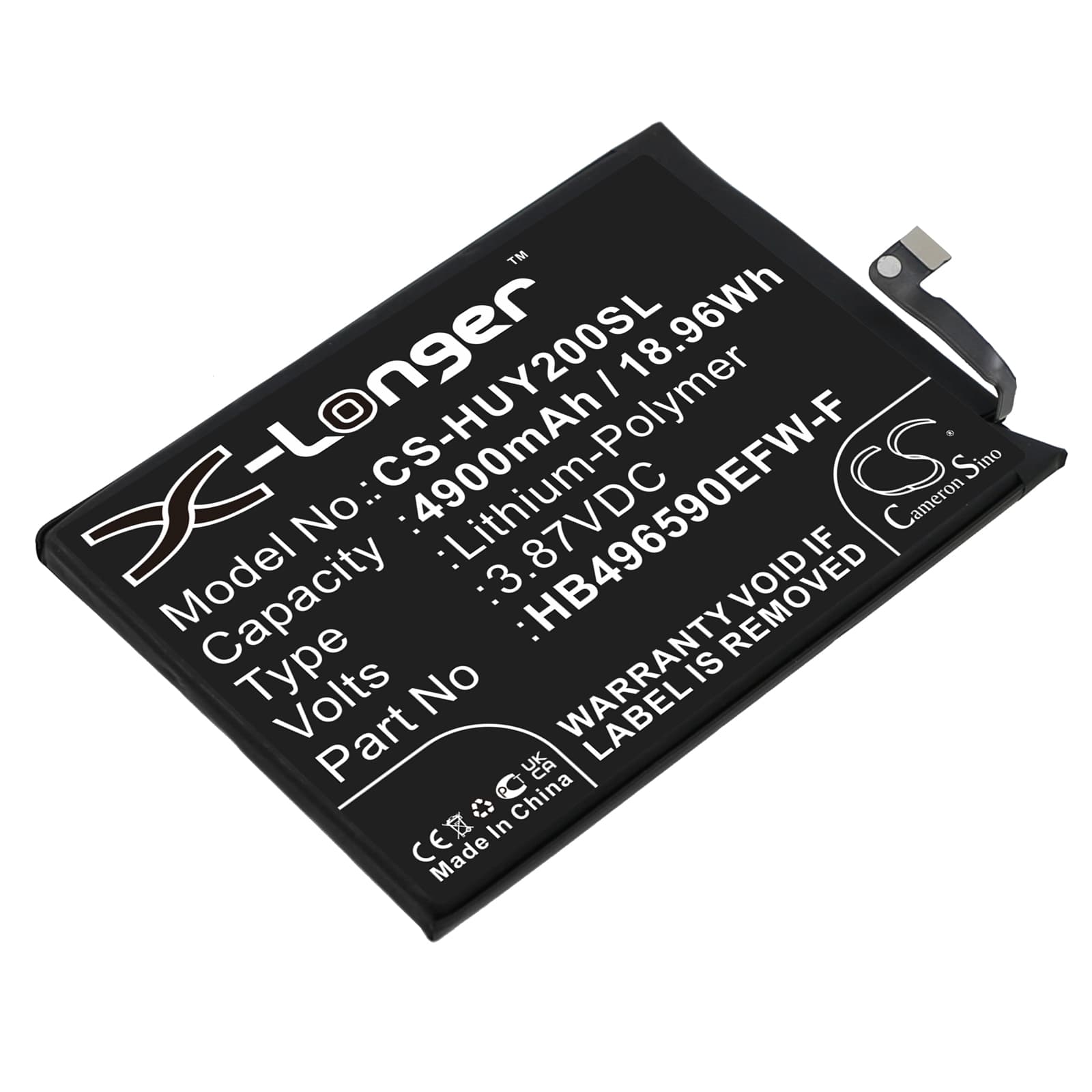Replacement Battery for Honor Play 20 - CS-HUY200SL-1.jpg