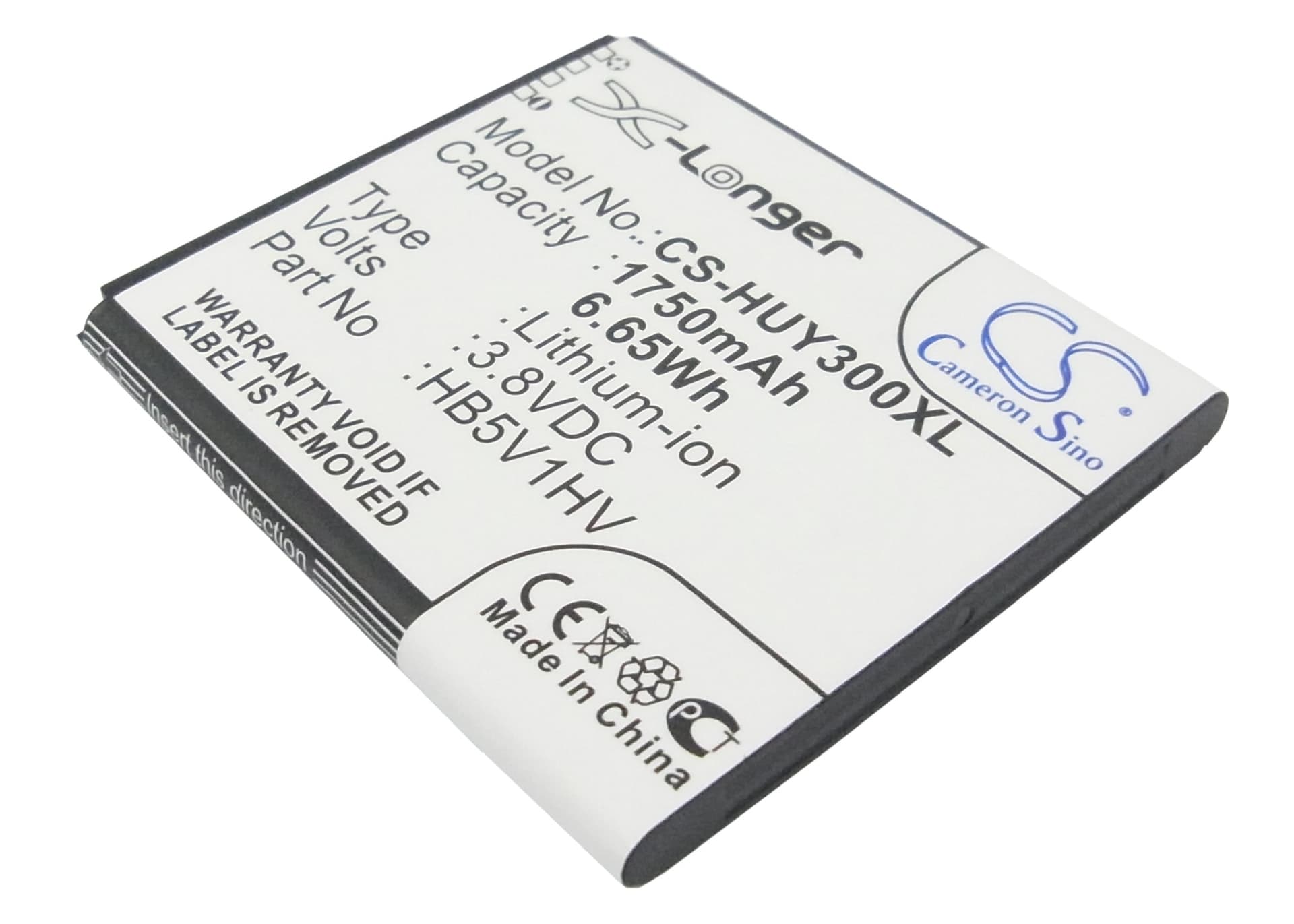 Replacement Battery for Huawei Y300 - CS-HUY300XL-1.jpg