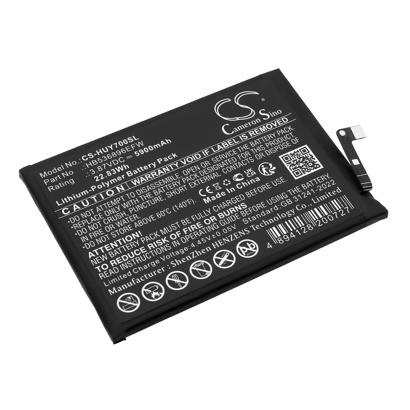 Replacement Battery for Huawei Nova Y70 - CS-HUY700SL-1.jpg