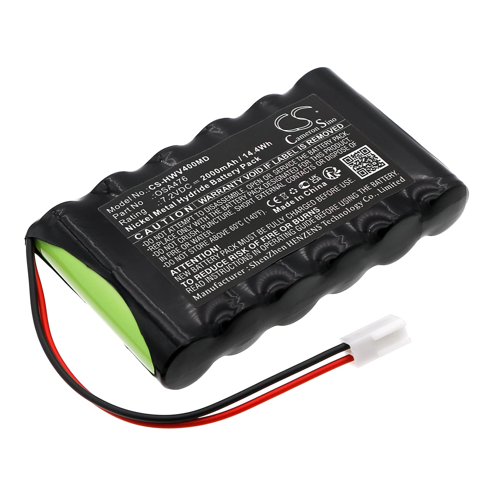 Replacement Battery for H-Wave H4 - CS-HWV400MD-1.jpg