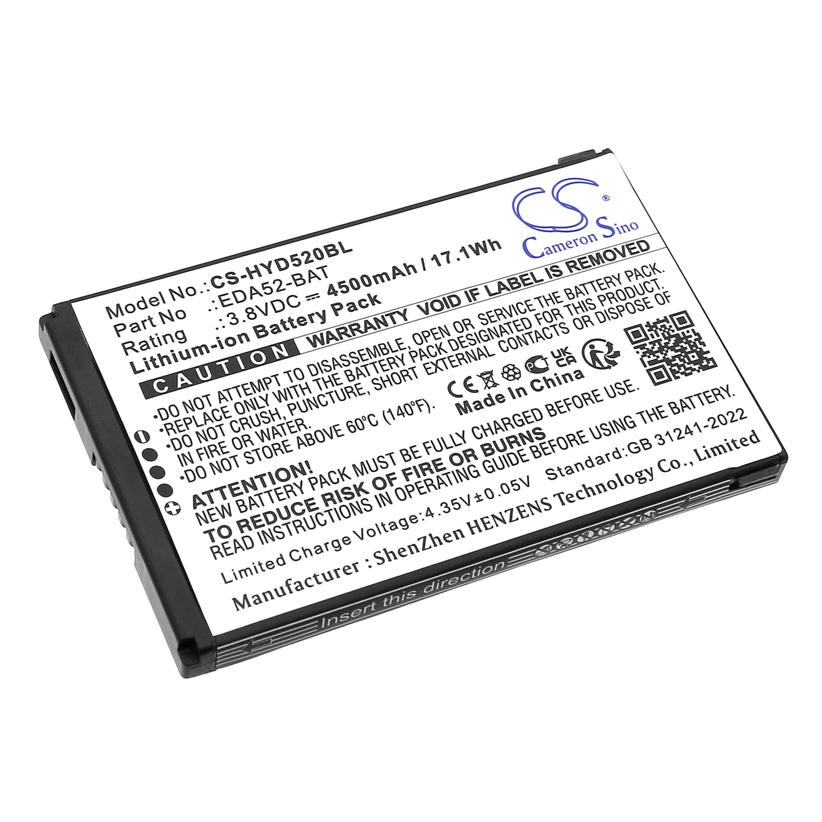 Replacement Battery for Honeywell ScanPal EDA52 - CS-HYD520BL-1.jpg