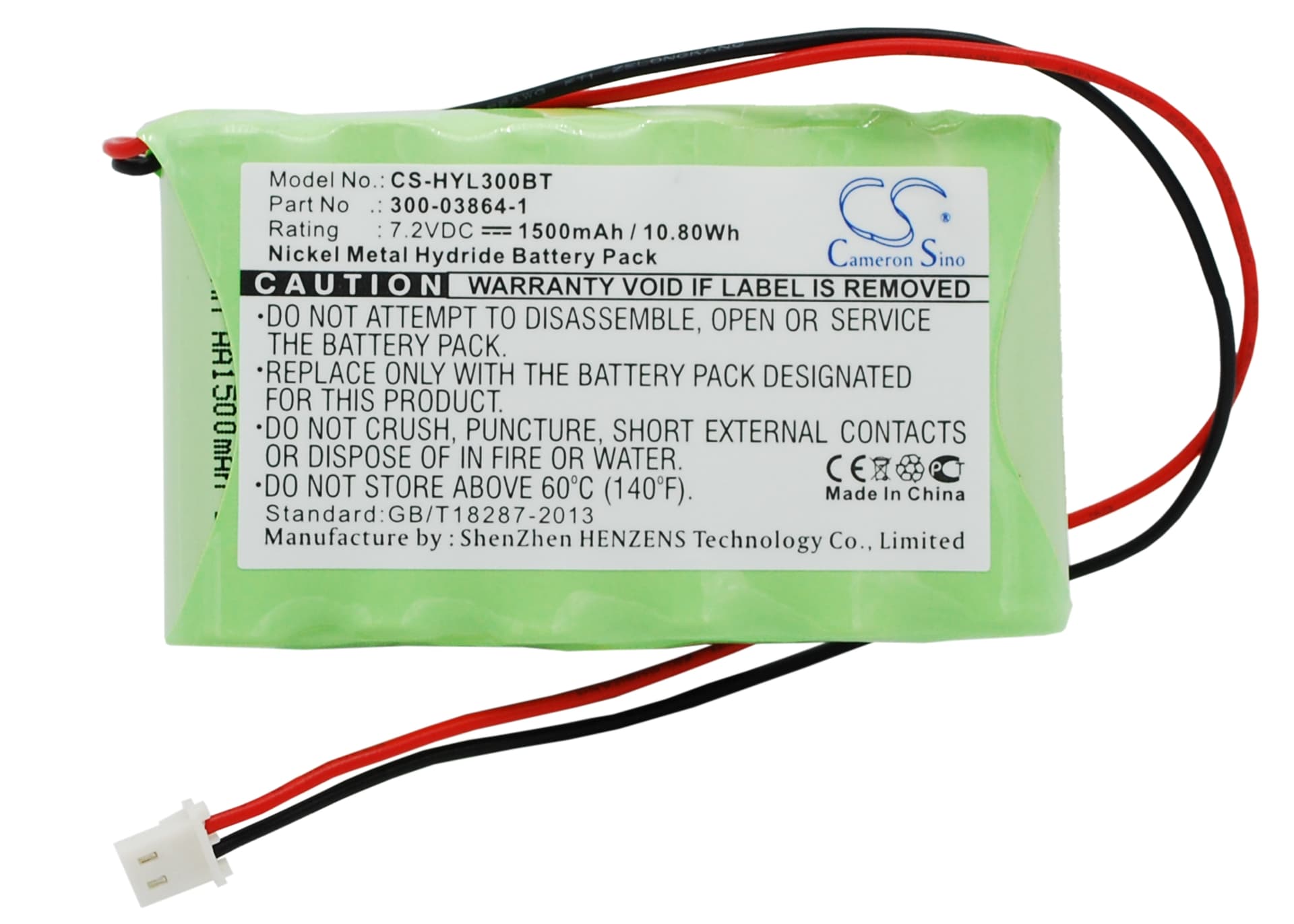 Replacement Battery for Honeywell Lynx L3000 - CS-HYL300BT-1.jpg