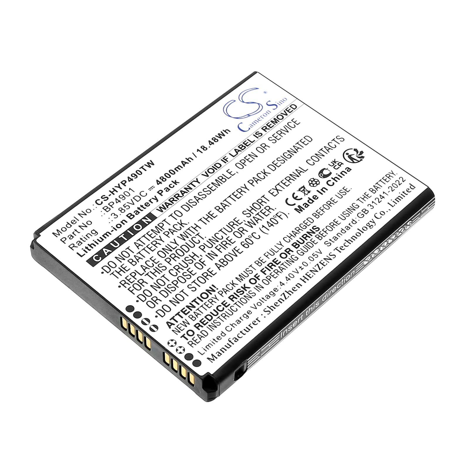 Replacement Battery for Hytera PNC560 - CS-HYP490TW-1.jpg