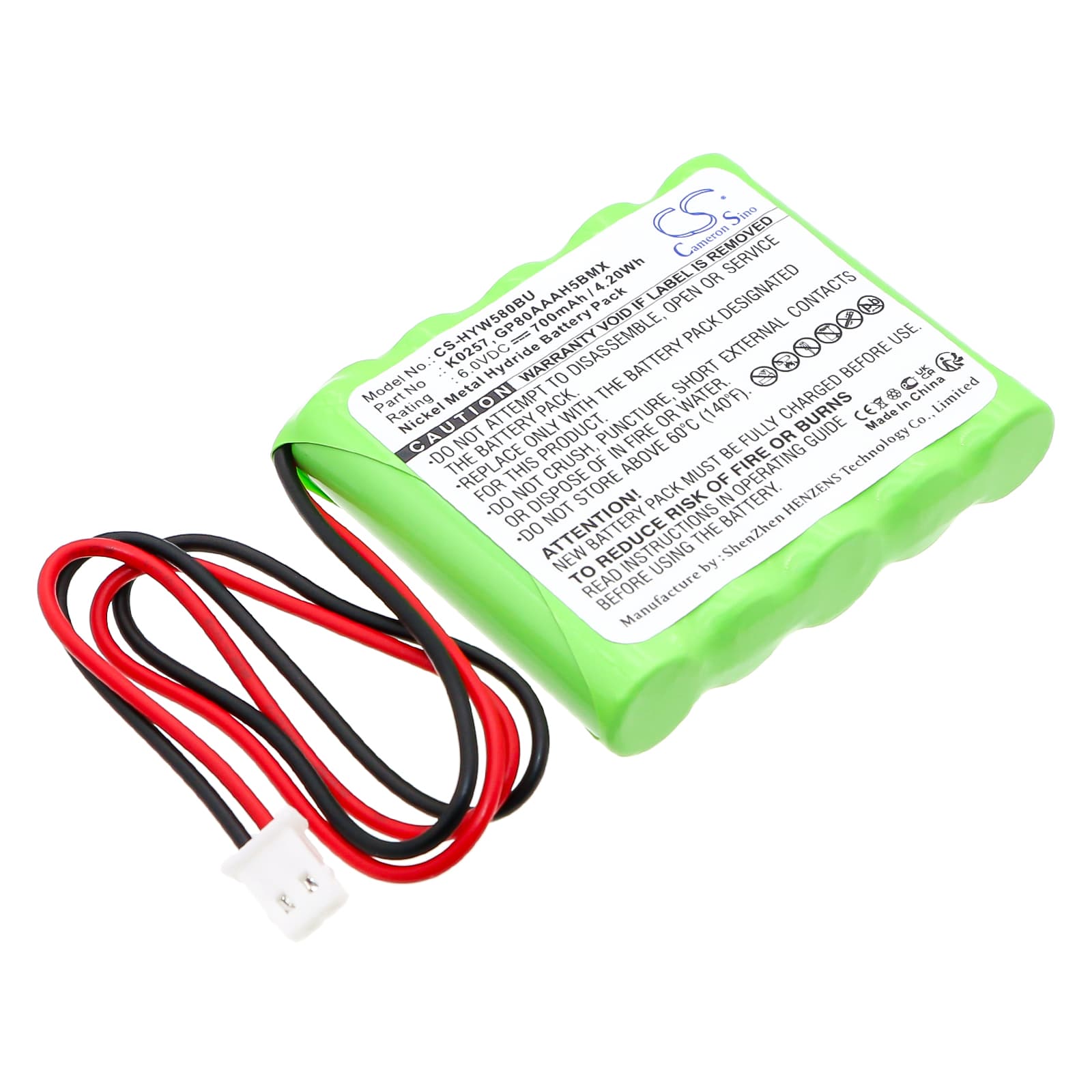 Replacement Battery for Honeywell 5800RP Wireless - CS-HYW580BU-1.jpg