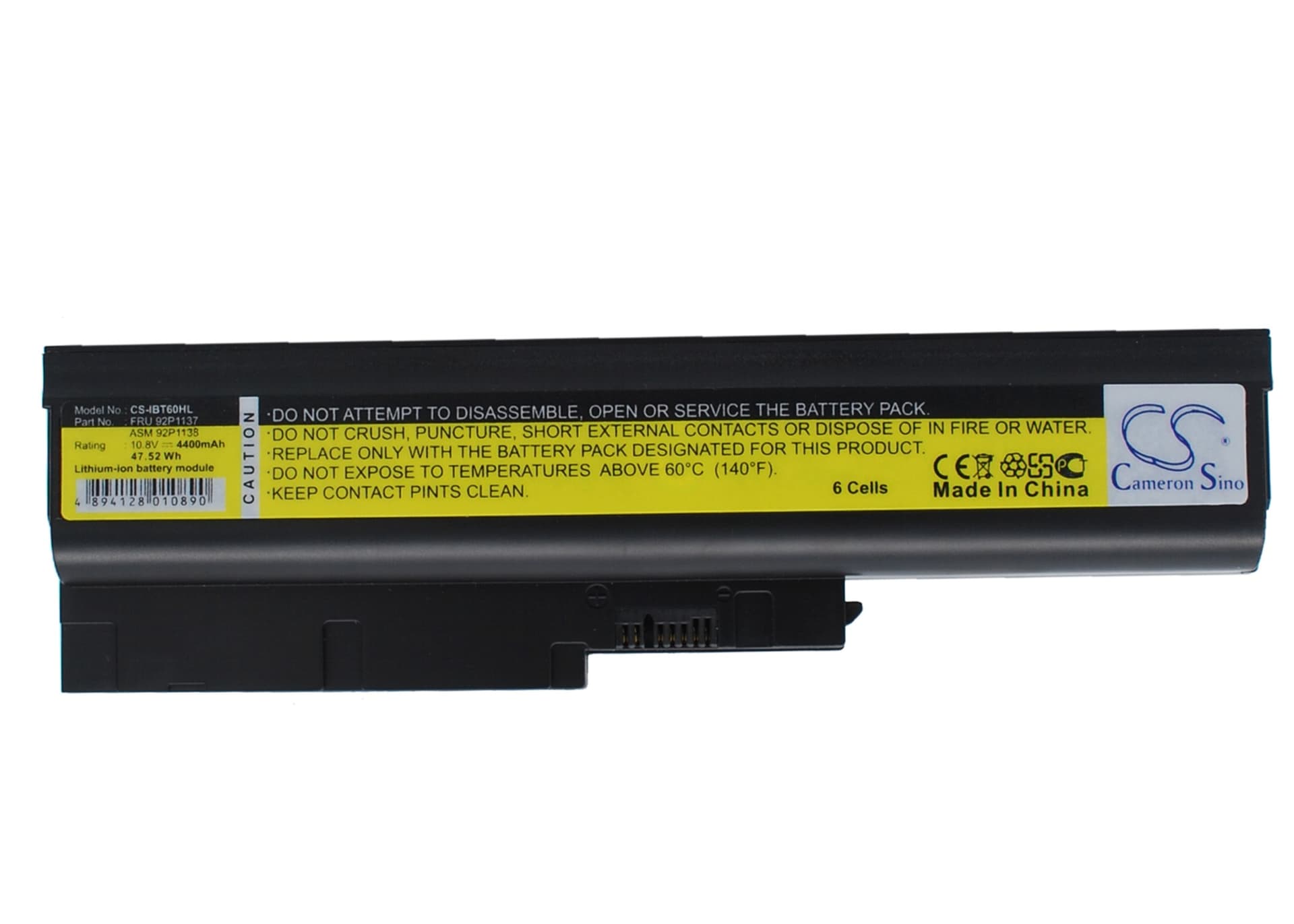 Replacement Battery for IBM ThinkPad R60 - CS-IBT60HL-1.jpg