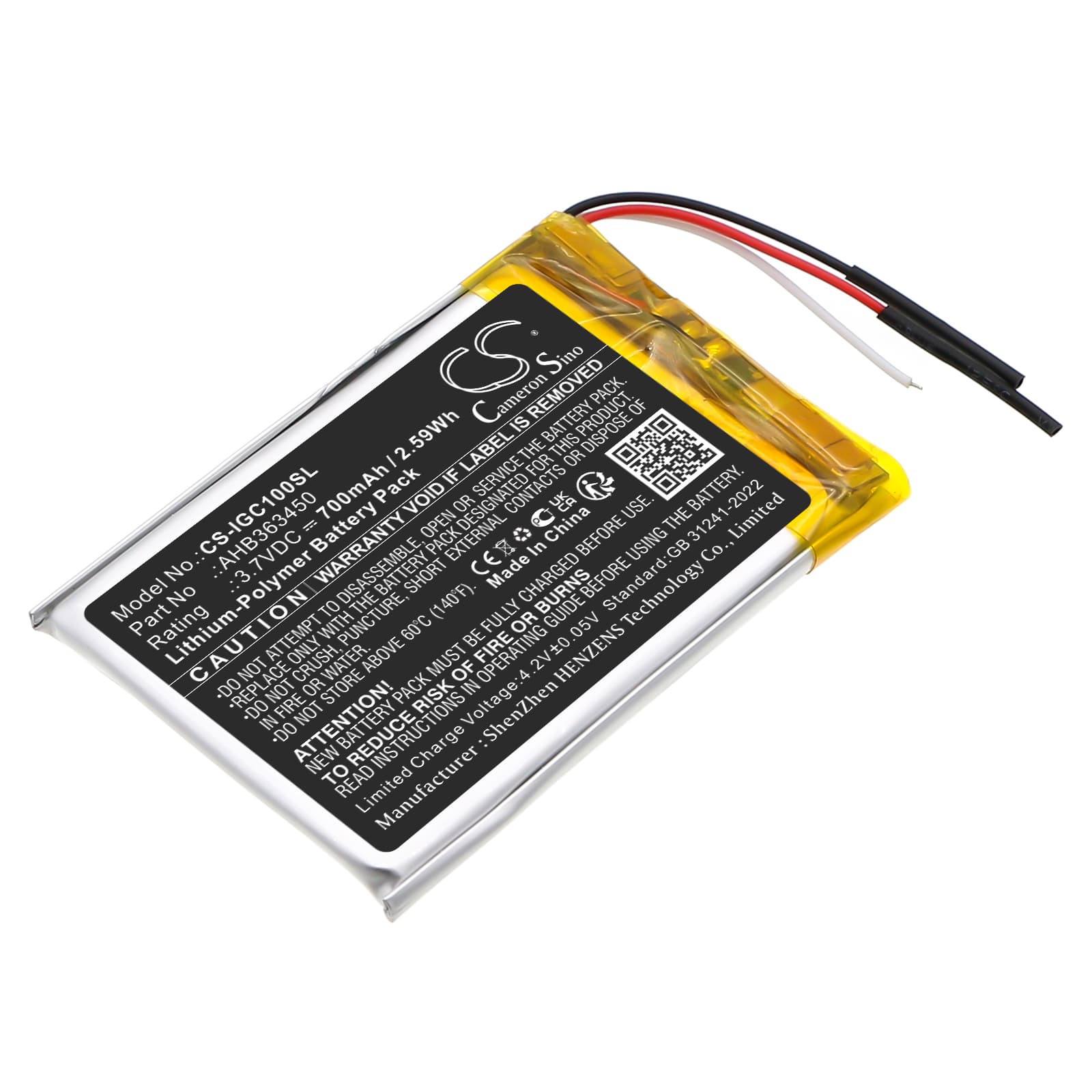 Replacement Battery for iGpsport BSC100 - CS-IGC100SL-1.jpg