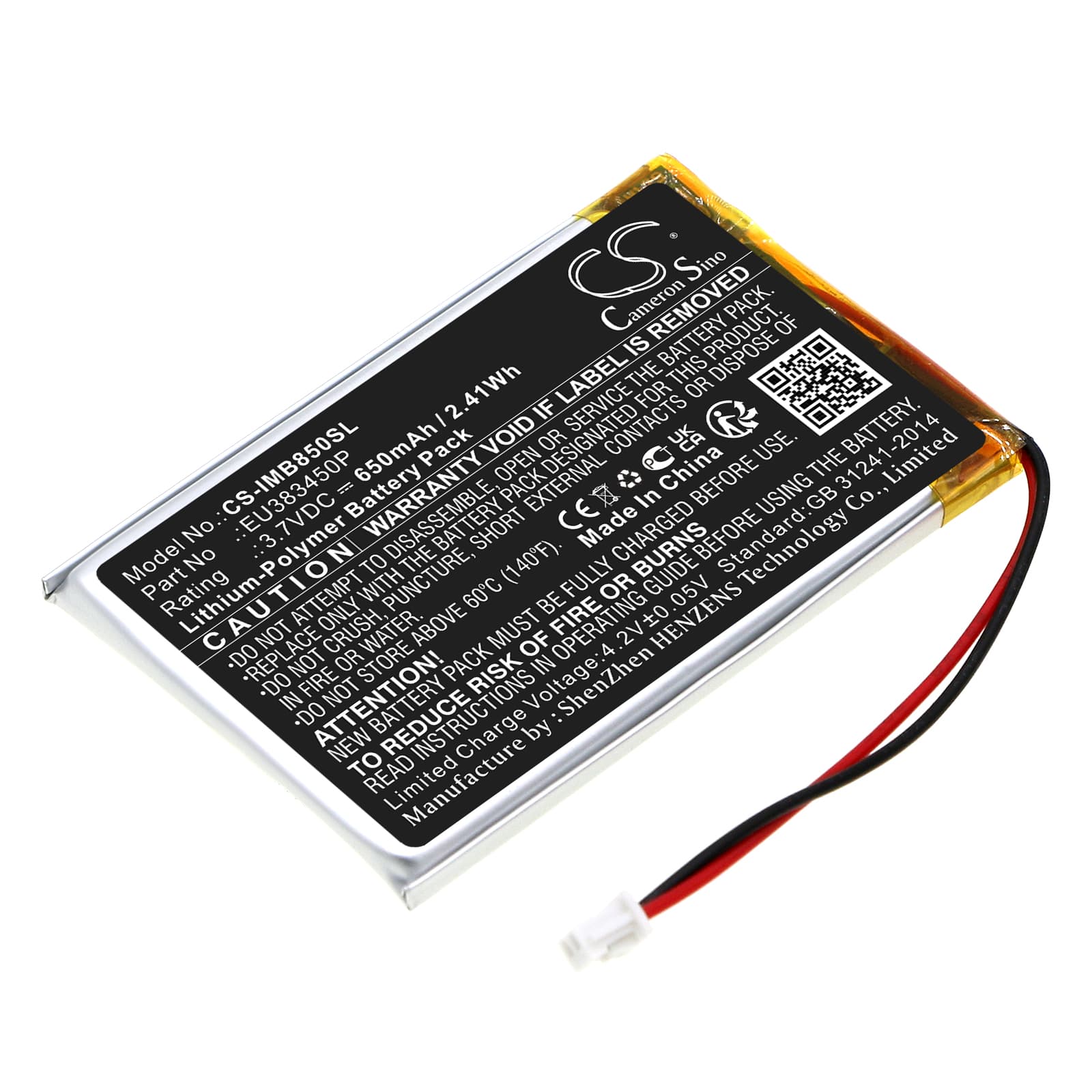 Replacement Battery for Ingenico MOBY8500