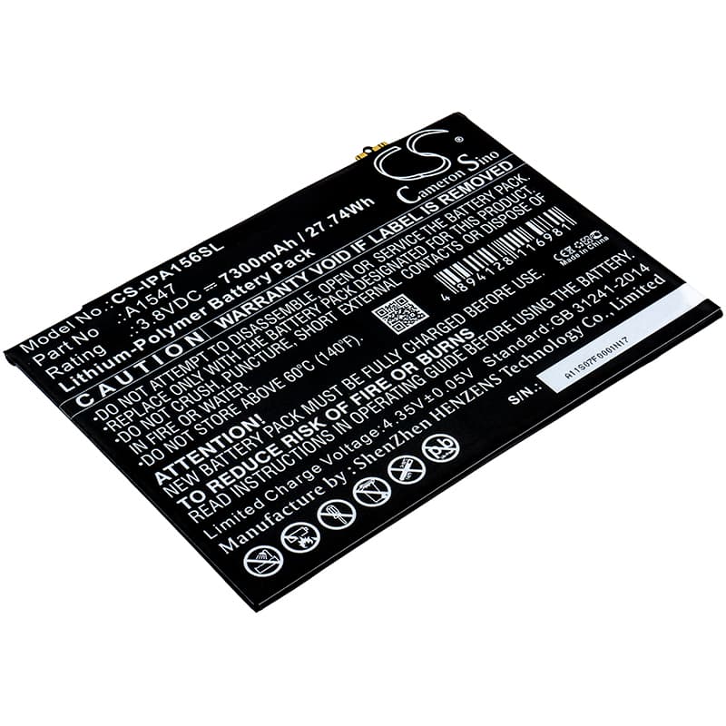 Replacement Battery for Apple iPad Air 2 - CS-IPA156SL-1.jpg