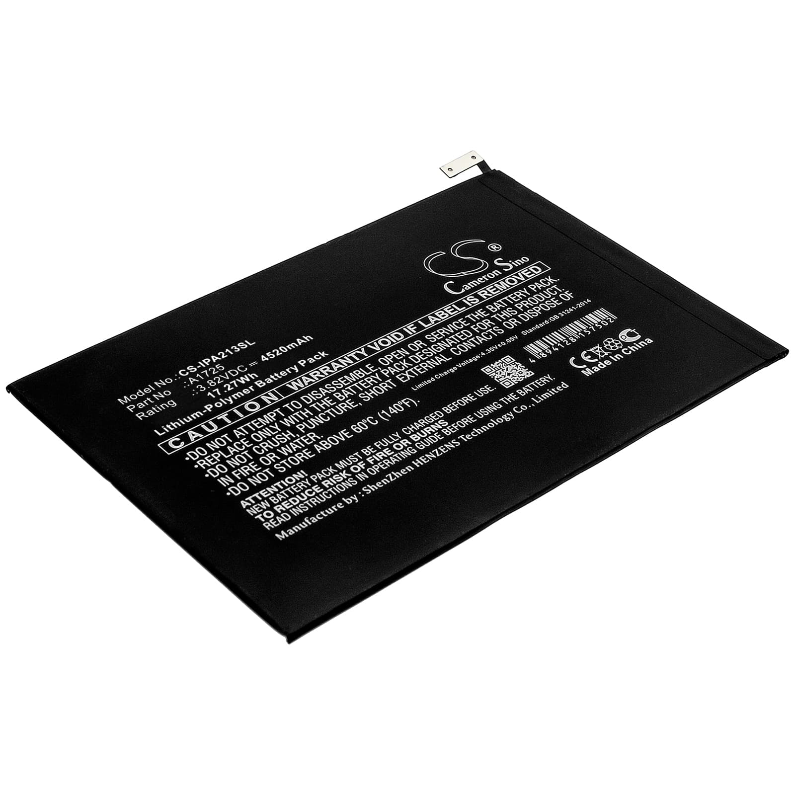 Replacement Battery for Apple iPad mini 5 - CS-IPA213SL-1.jpg