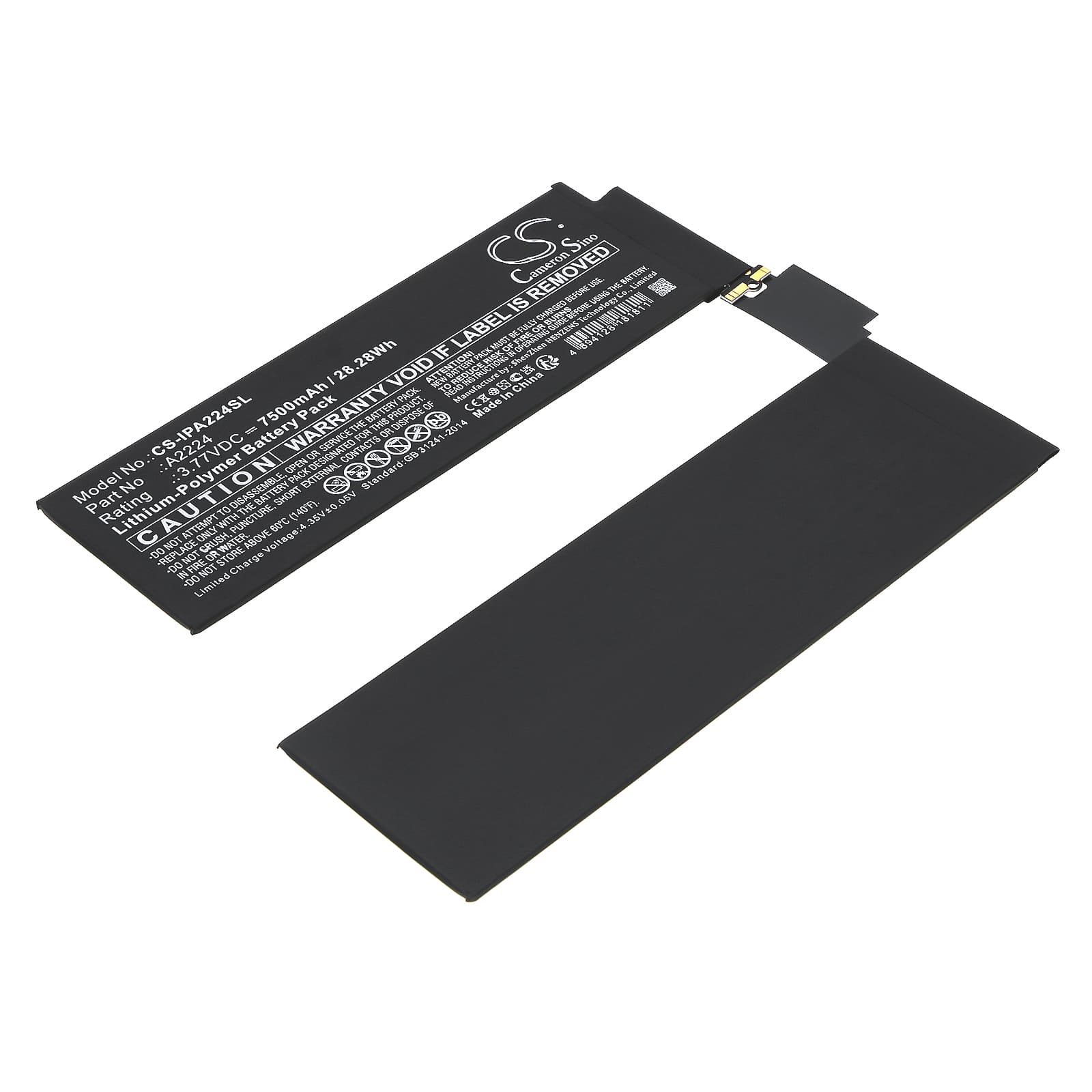 Replacement Battery for Apple iPad Pro 11 2020 - CS-IPA224SL-1.jpg