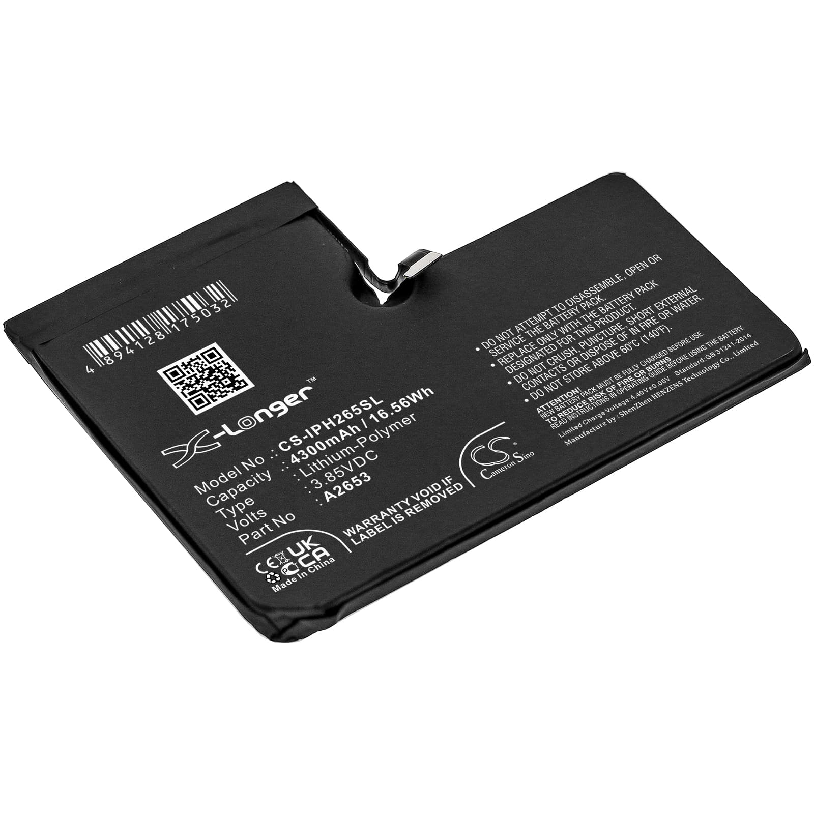Replacement Battery for Apple iPhone 13 Pro Max - CS-IPH265SL-1.jpg