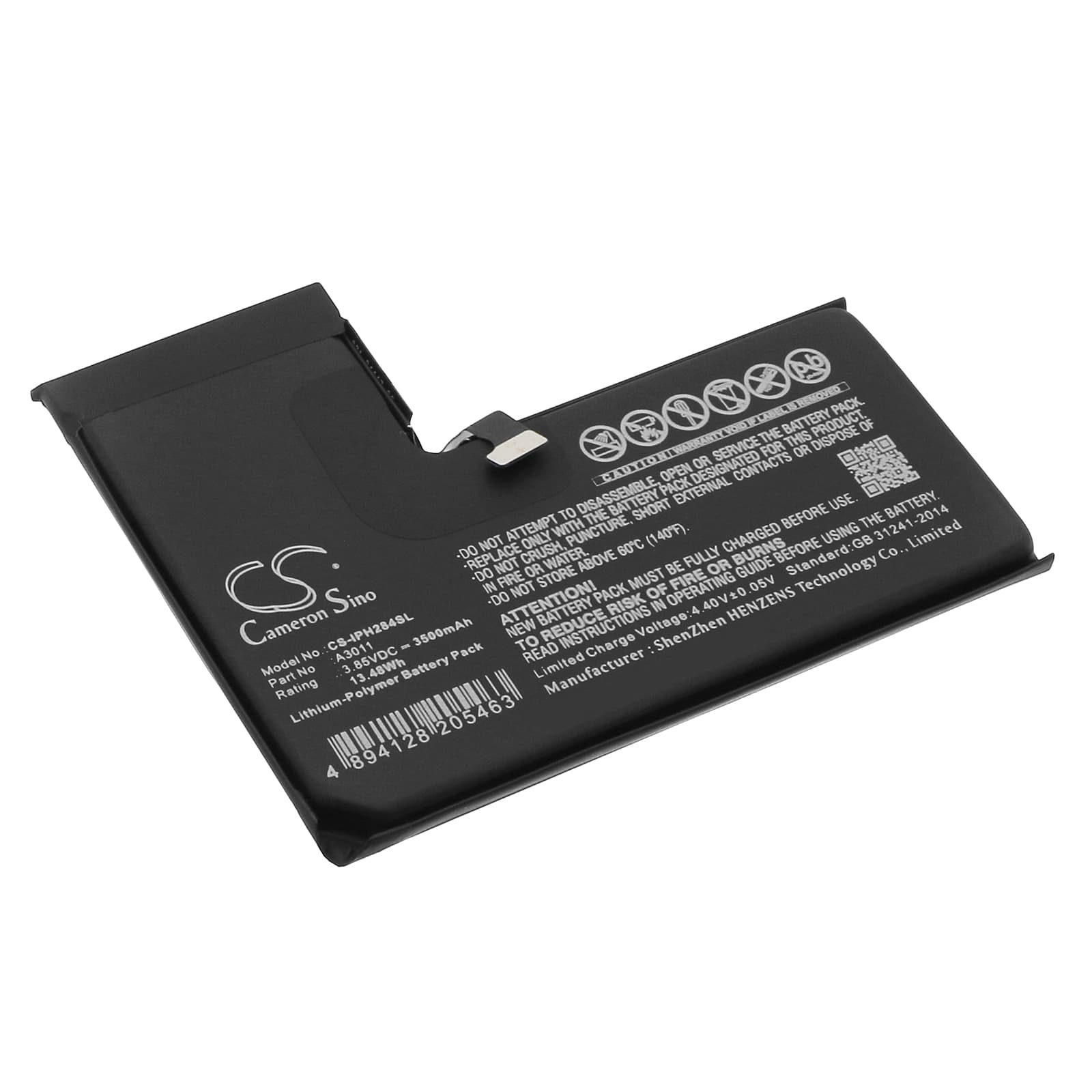 Replacement Battery for Apple A3101 - CS-IPH284SL-1.jpg