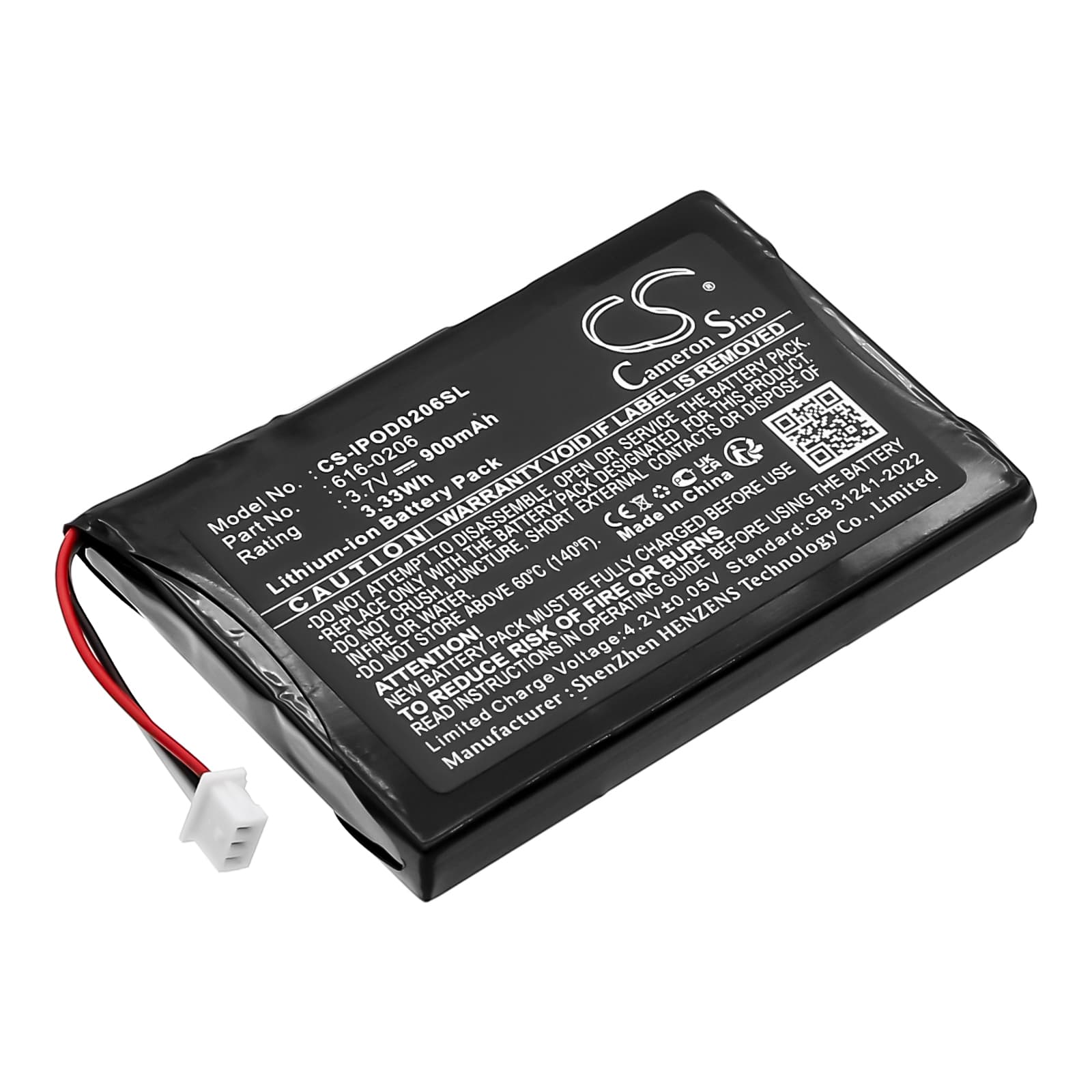 Replacement Battery for Apple iPOD Photo - CS-IPOD0206SL-1.jpg