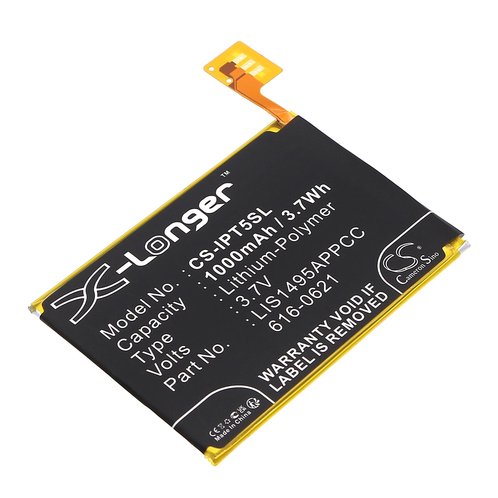 Replacement Battery for Apple iPod Touch 5 - CS-IPT5SL-1.jpg