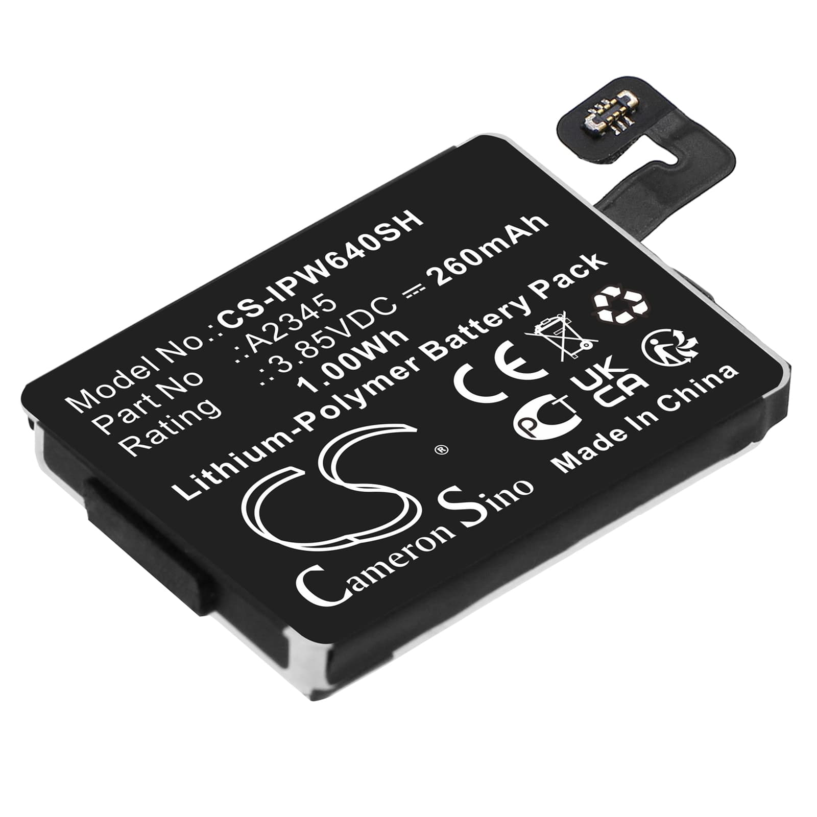 Replacement Battery for Apple Watch Series S6 40mm - CS-IPW640SH-1.jpg