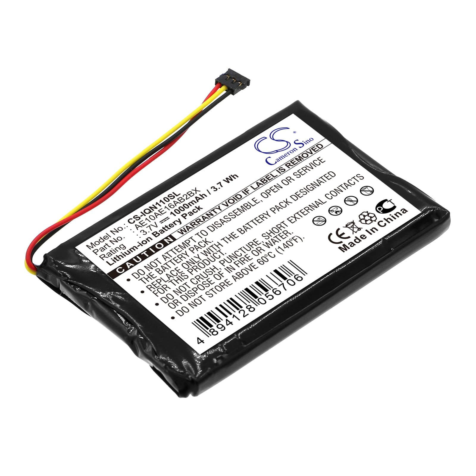 Replacement Battery for Garmin Nuvi 1100 - CS-IQN110SL-1.jpg
