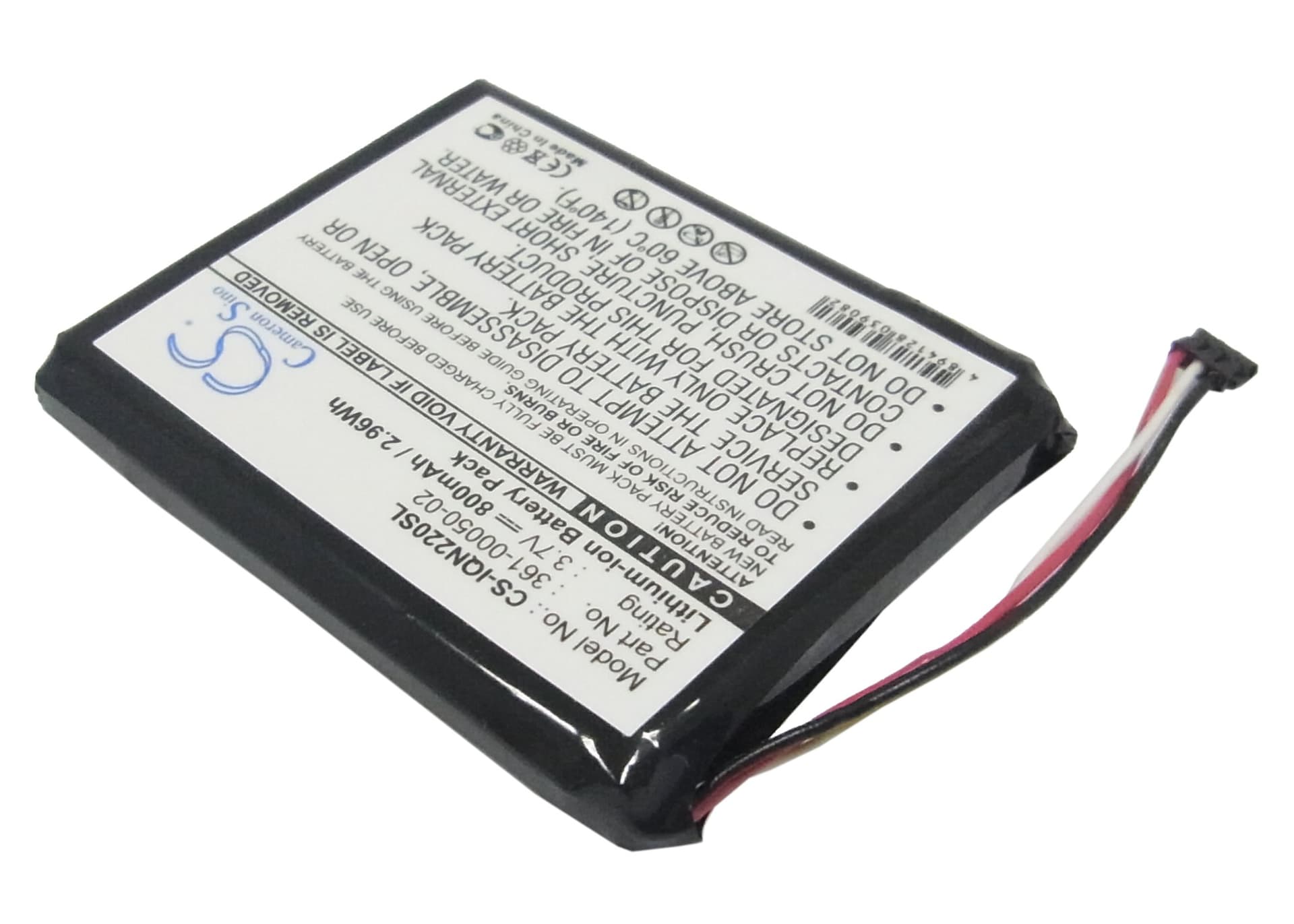 Replacement Battery for Garmin Nuvi 2200 - CS-IQN220SL-1.jpg
