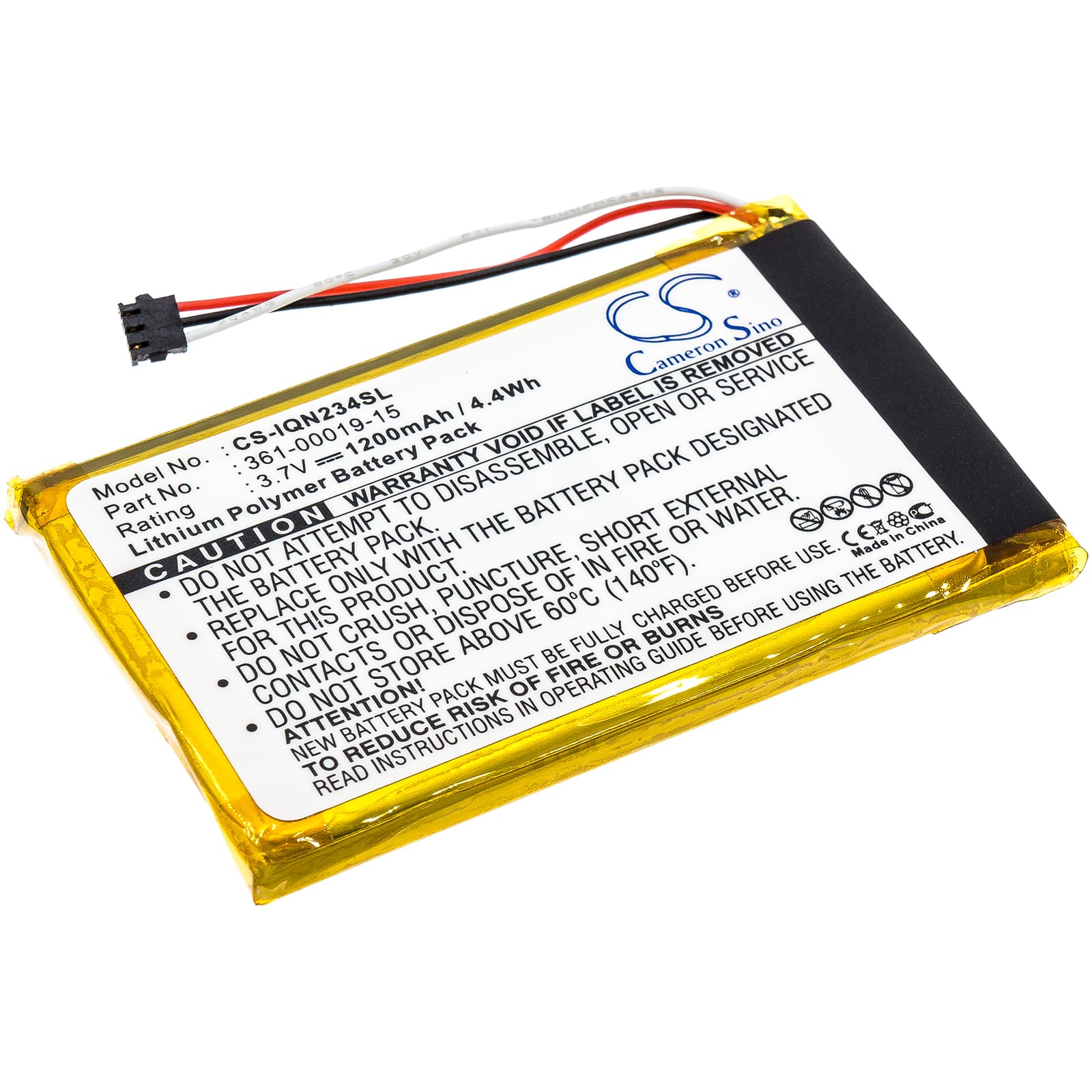 Replacement Battery for Garmin Nulink 2340 - CS-IQN234SL-1.jpg