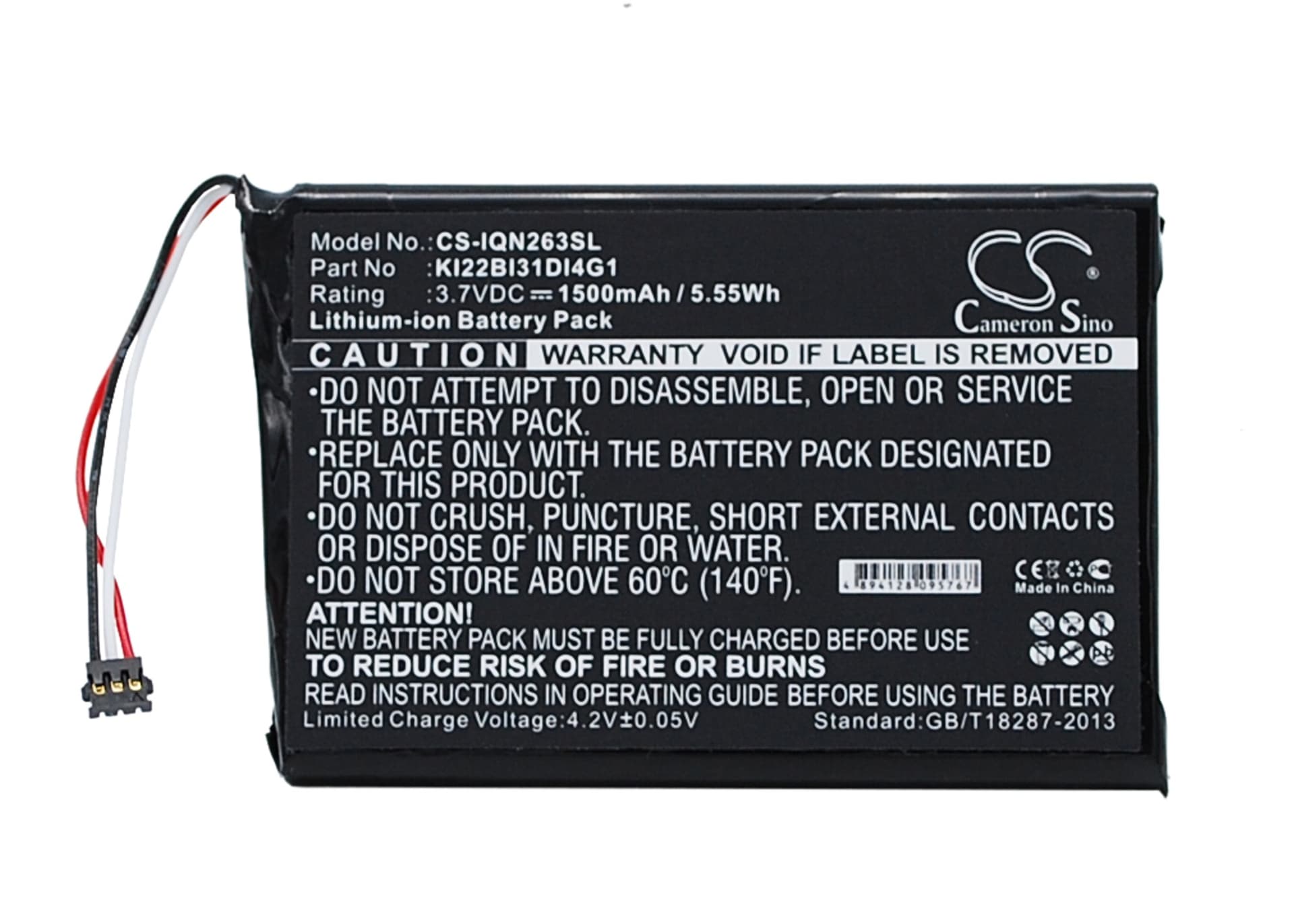 Replacement Battery for Garmin Nuvi 2639LMT - CS-IQN263SL-1.jpg
