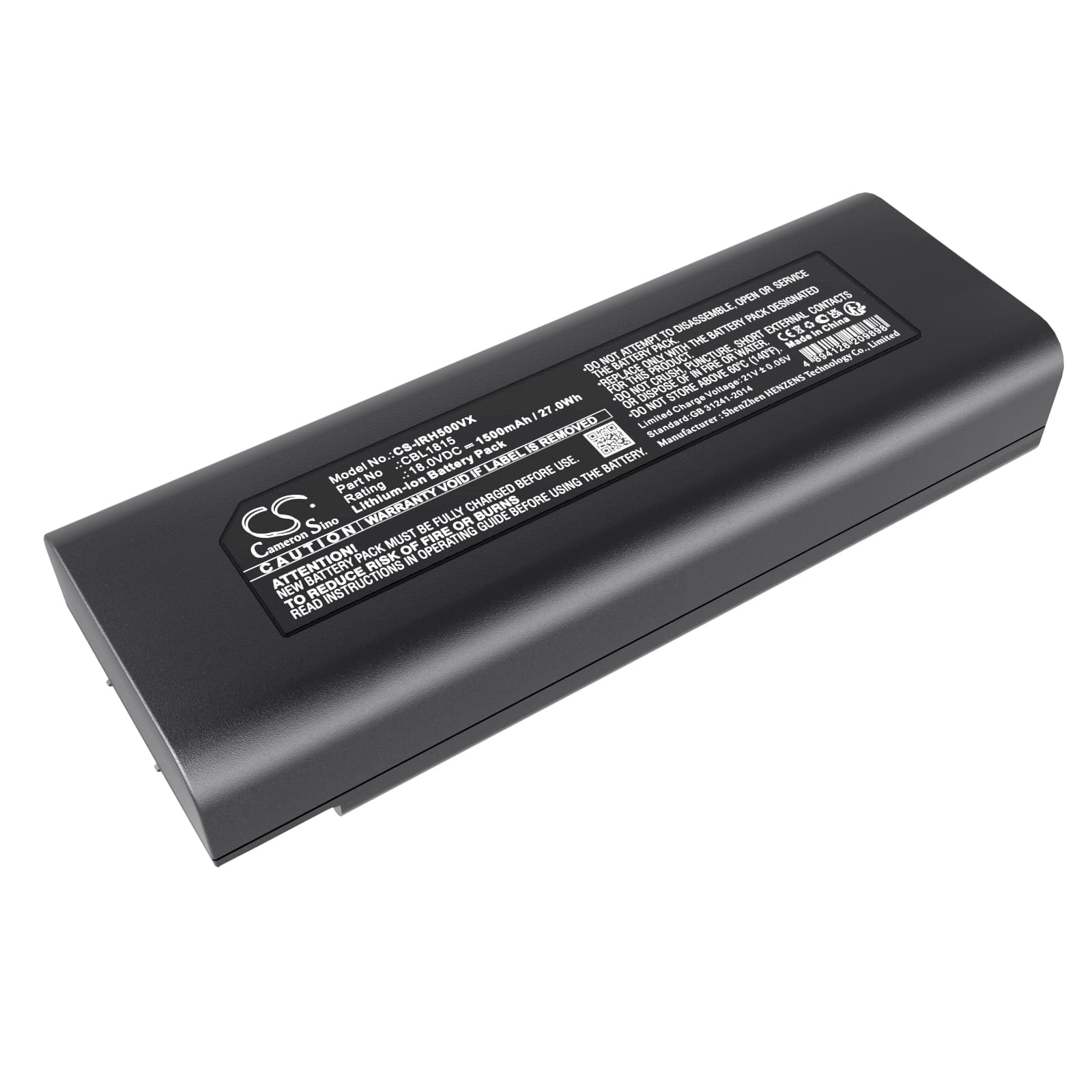 Replacement Battery for Iris Ohyama KIC-SLDCP5 - CS-IRH500VX-1.jpg