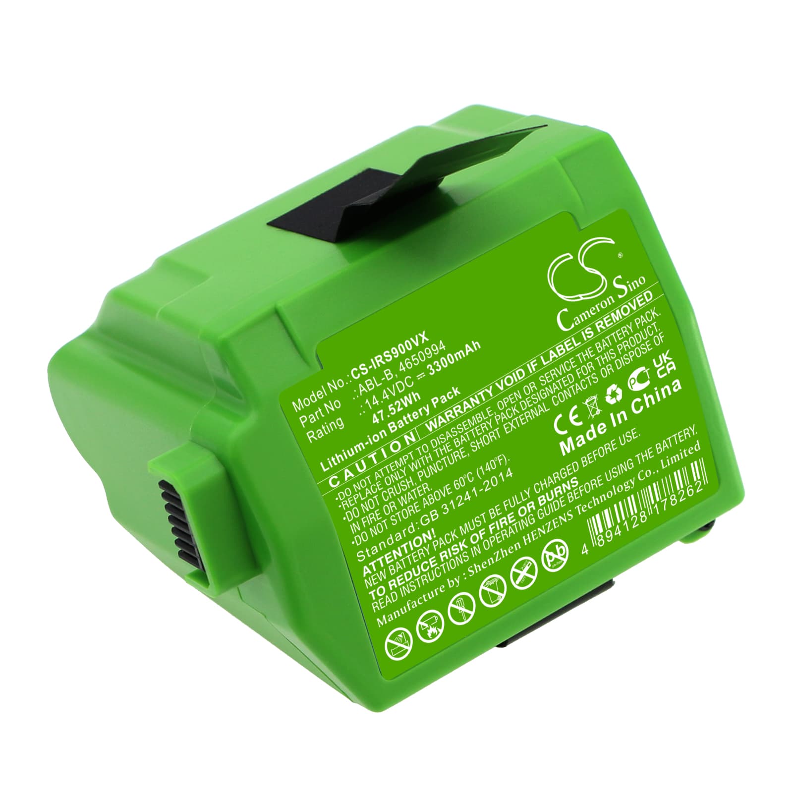 Replacement Battery for iRobot Roomba S9 - CS-IRS900VX-1.jpg