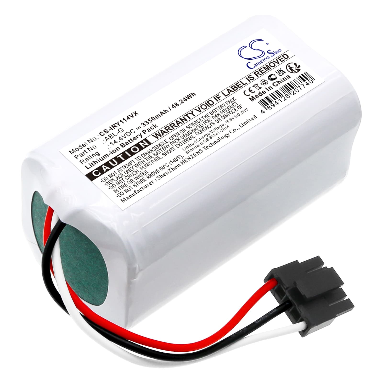 Replacement Battery for iRobot Q011 - CS-IRY114VX-1.jpg
