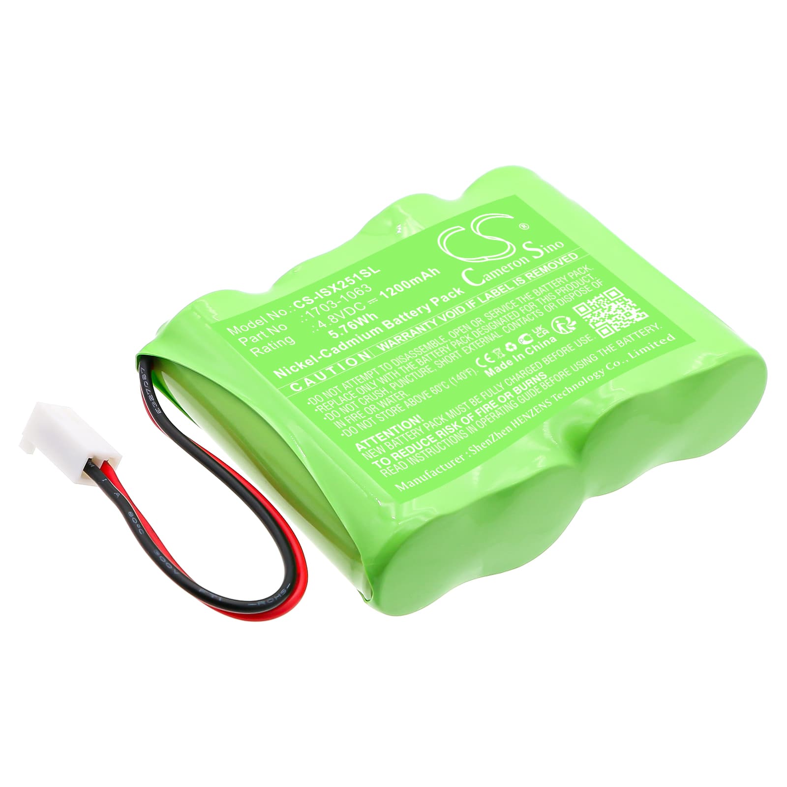 Replacement Battery for Industrial Scientific MX251 - CS-ISX251SL-1.jpg