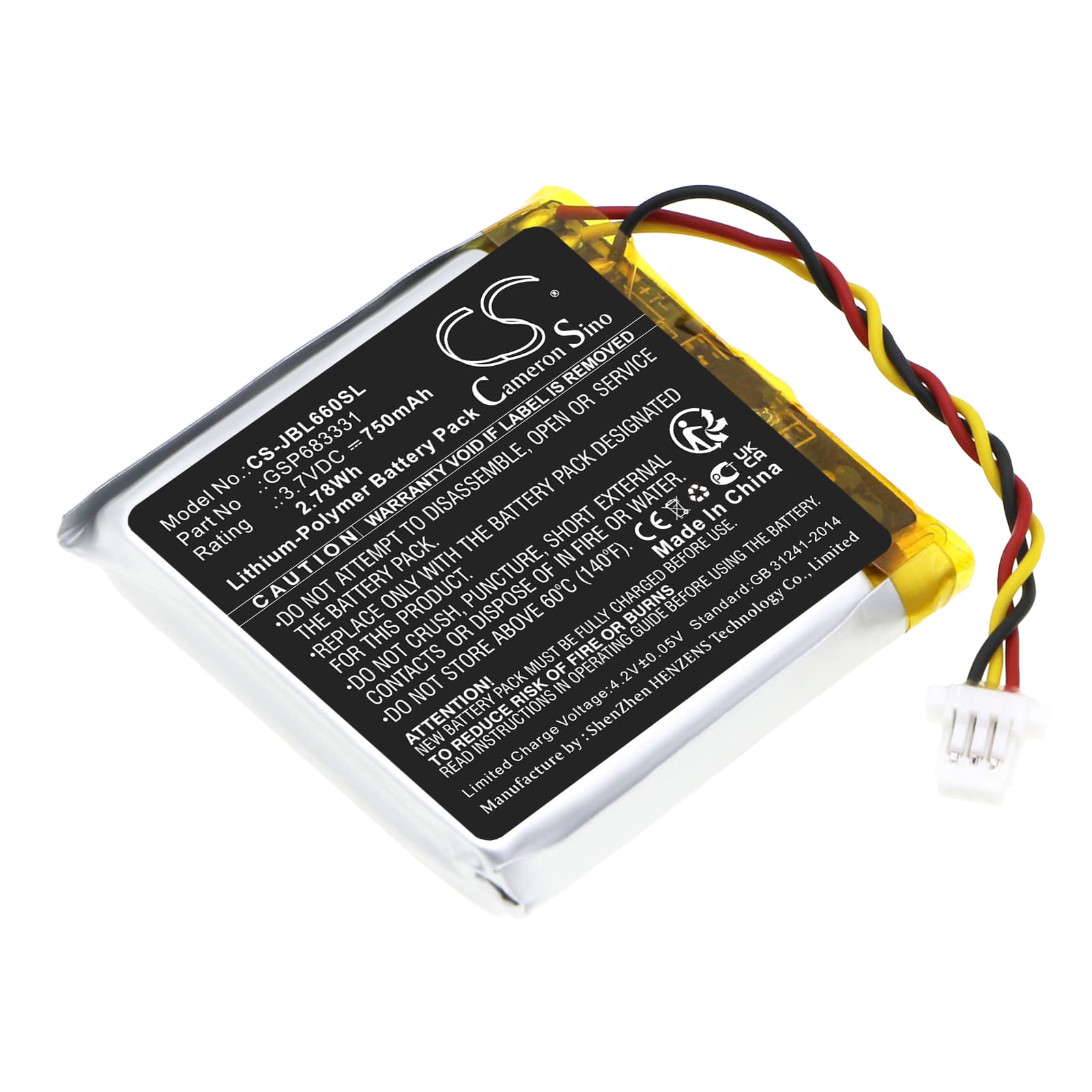 Replacement Battery for JBL Live 660 - CS-JBL660SL-1.jpg